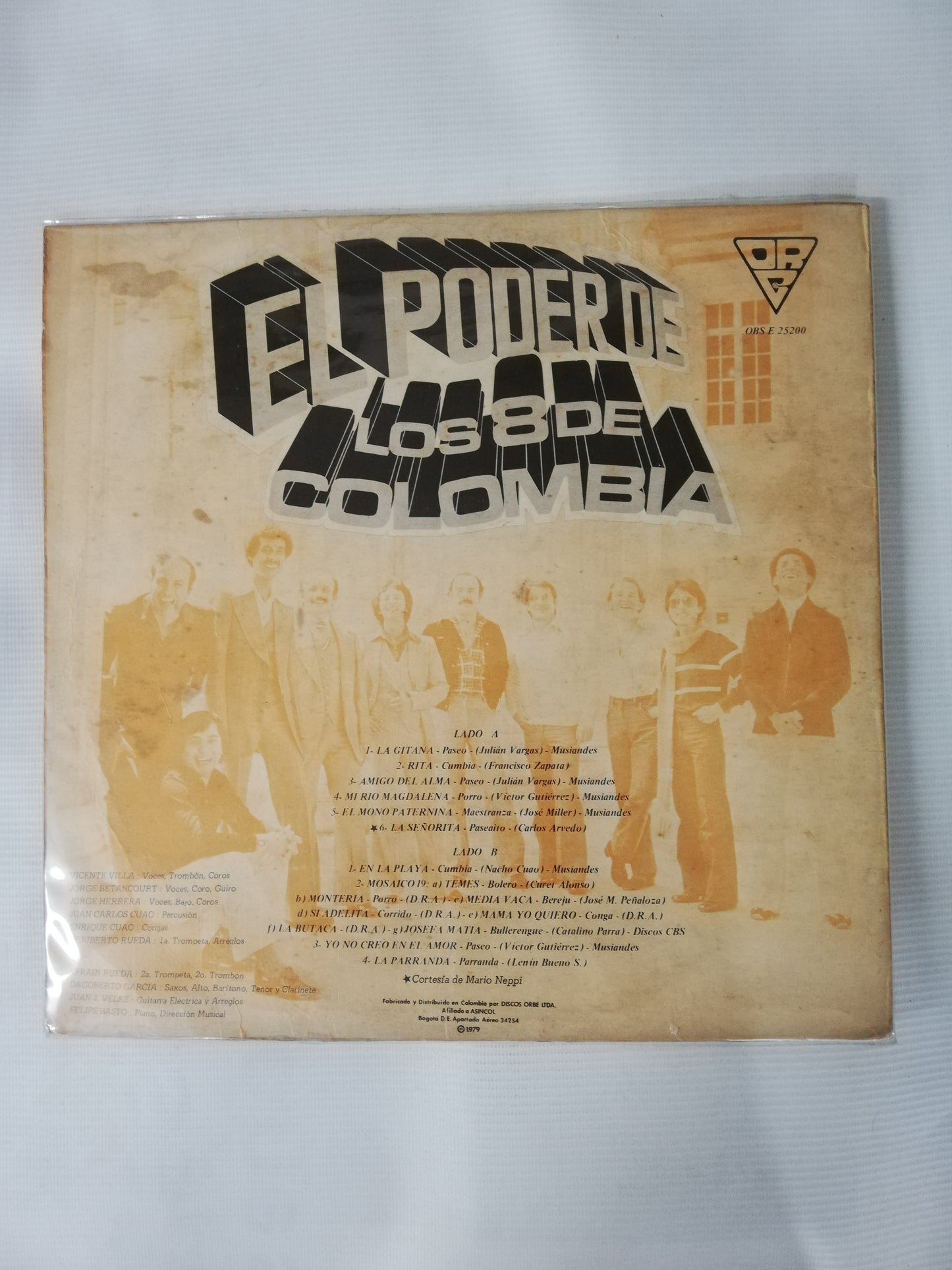 LP LOS OCHO DE COLOMBIA - EL PODER DE LOS OCHO DE COLOMBIA