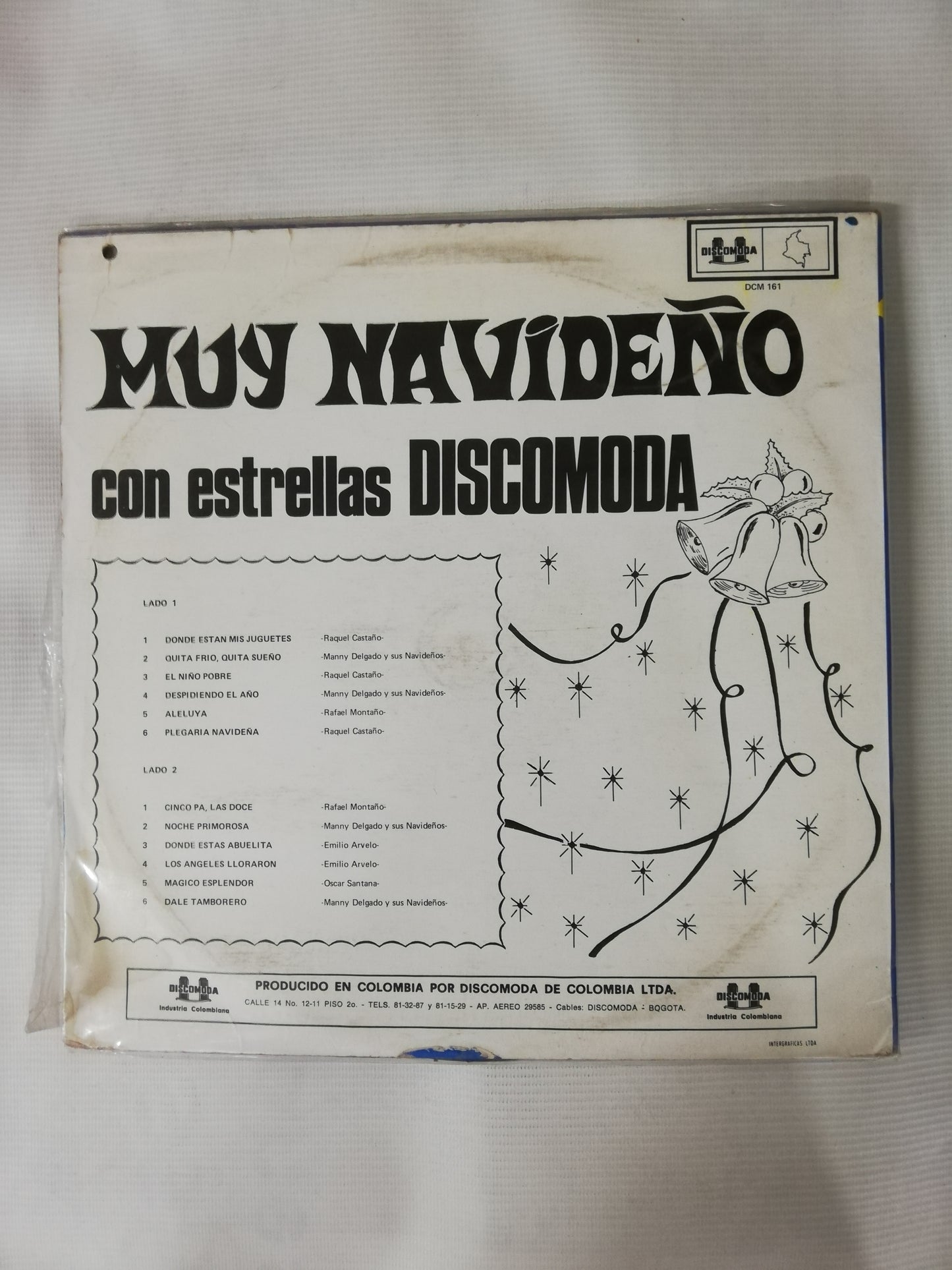 LP MUY NAVIDEÑO CON ESTRELLAS DISCOMODA