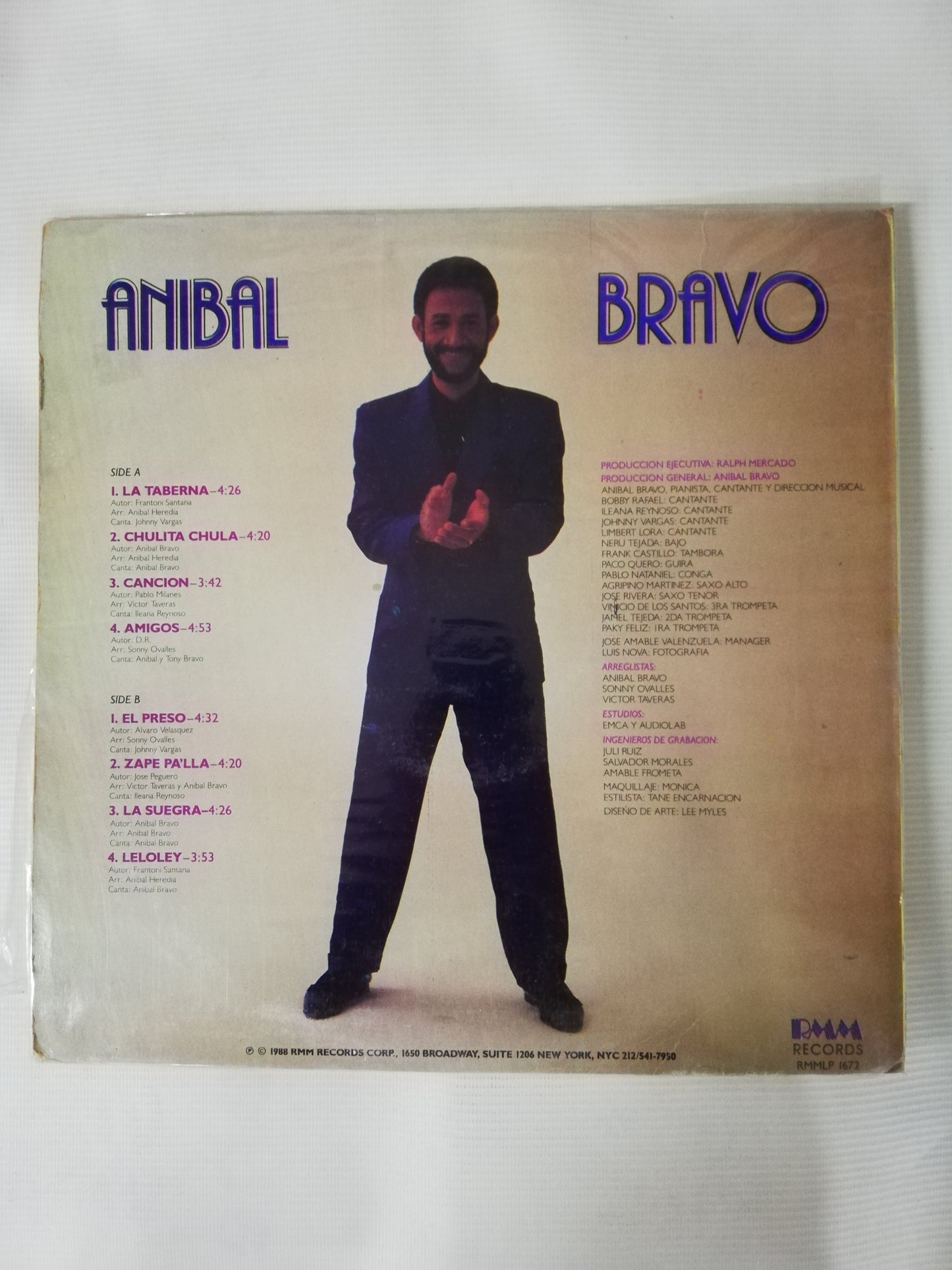 LP ANIBAL BRAVO Y SU ORQUESTA - ANIBAL BRAVO