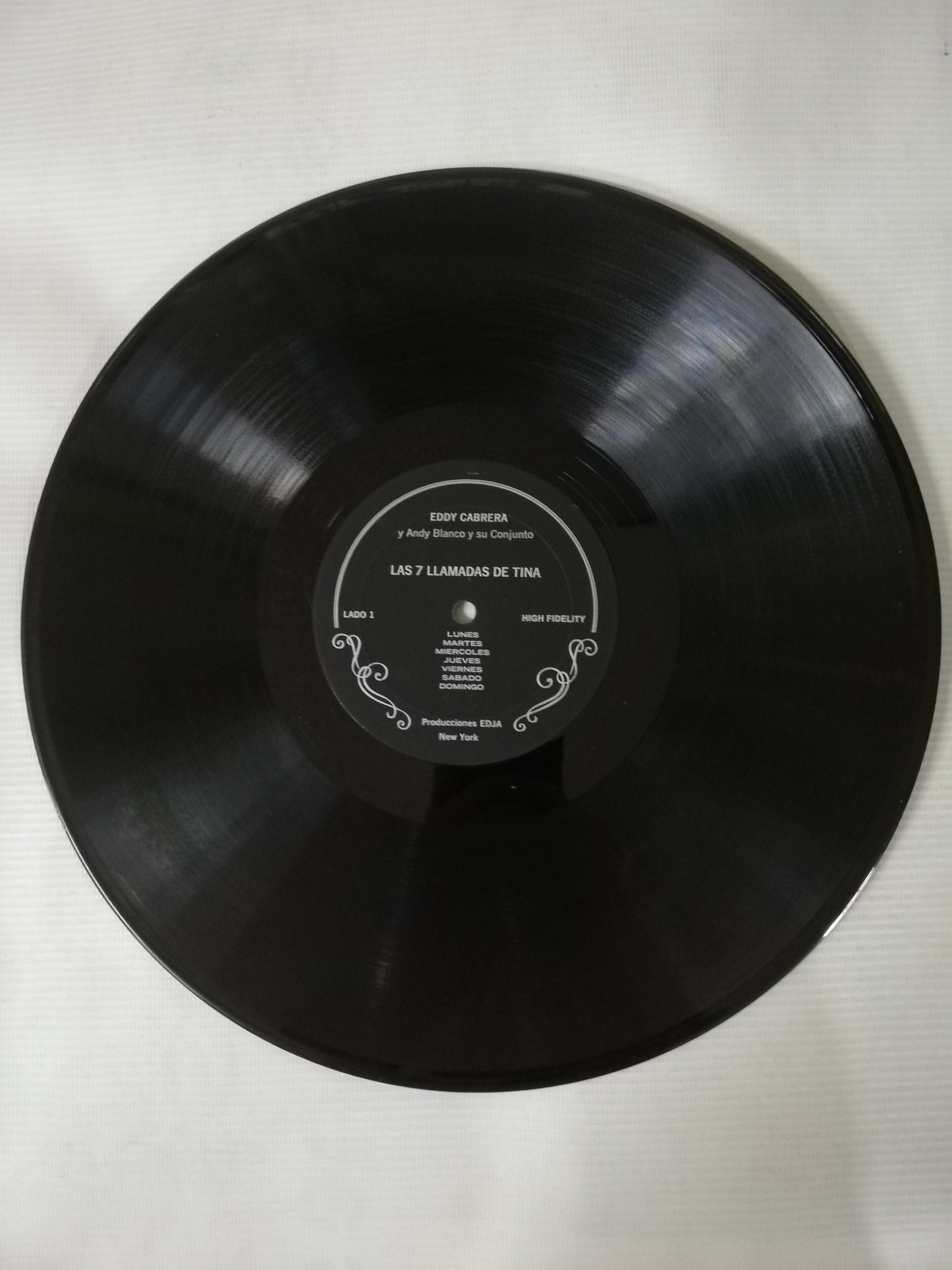 LP EDDY CABRERA Y ANDY BLANCO Y SU CONJUNTO - LAS 7 LLAMADAS DE TINA