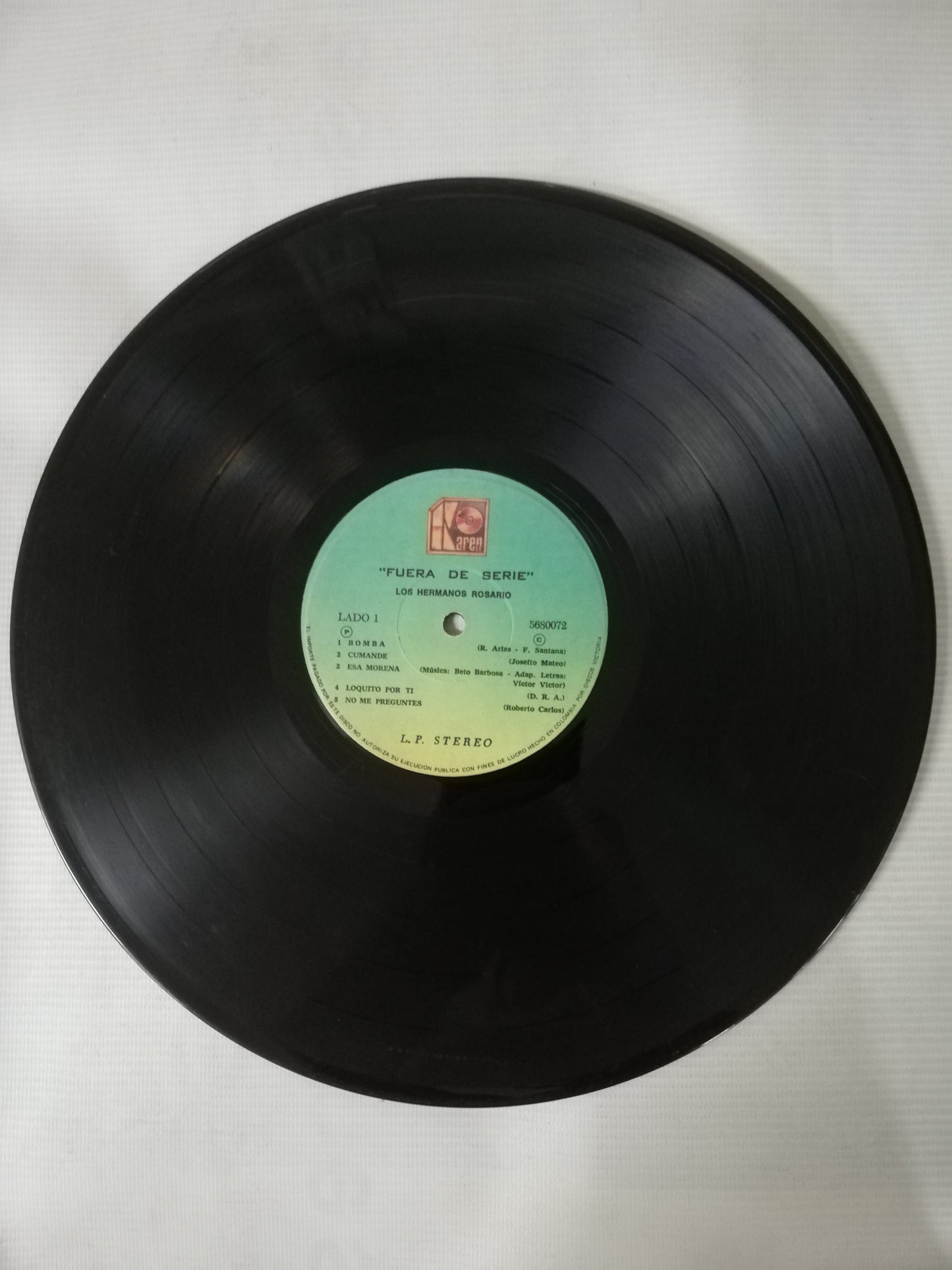 LP LOS HERMANOS ROSARIO - FUERA DE SERIE