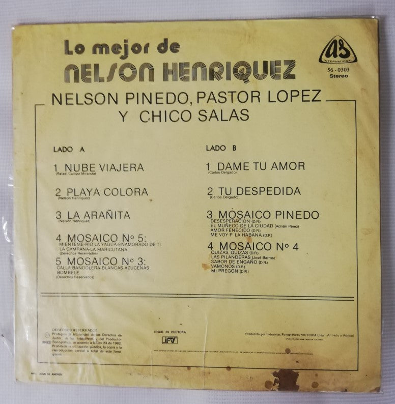 LP NELSON Y SU ESTRELLAS CON NELSON PINEDO, PASTOR LOPEZ Y CHICO SALAS - LO MEJOR DE NELSON HENRIQUEZ