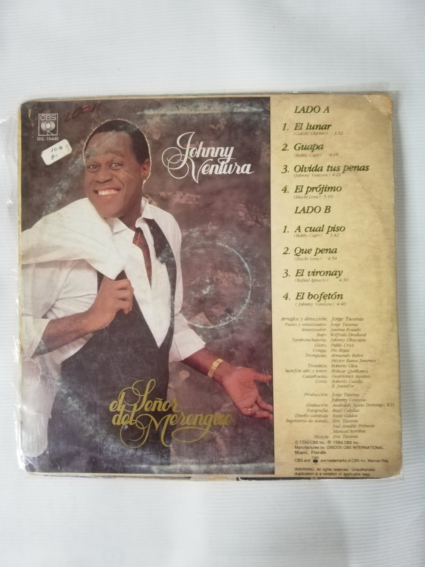 LP JOHNNY VENTURA - EL SEÑOR MERENGUE