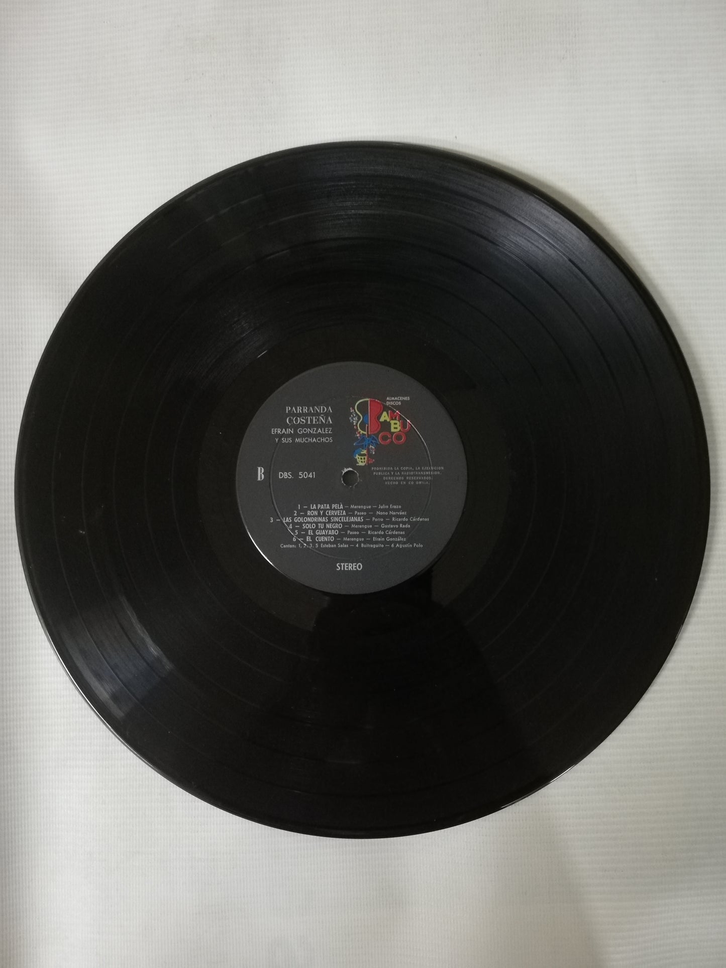 LP EFRAIN GONZALEZ Y SUS MUCHACHOS - PARRANDA COSTEÑA