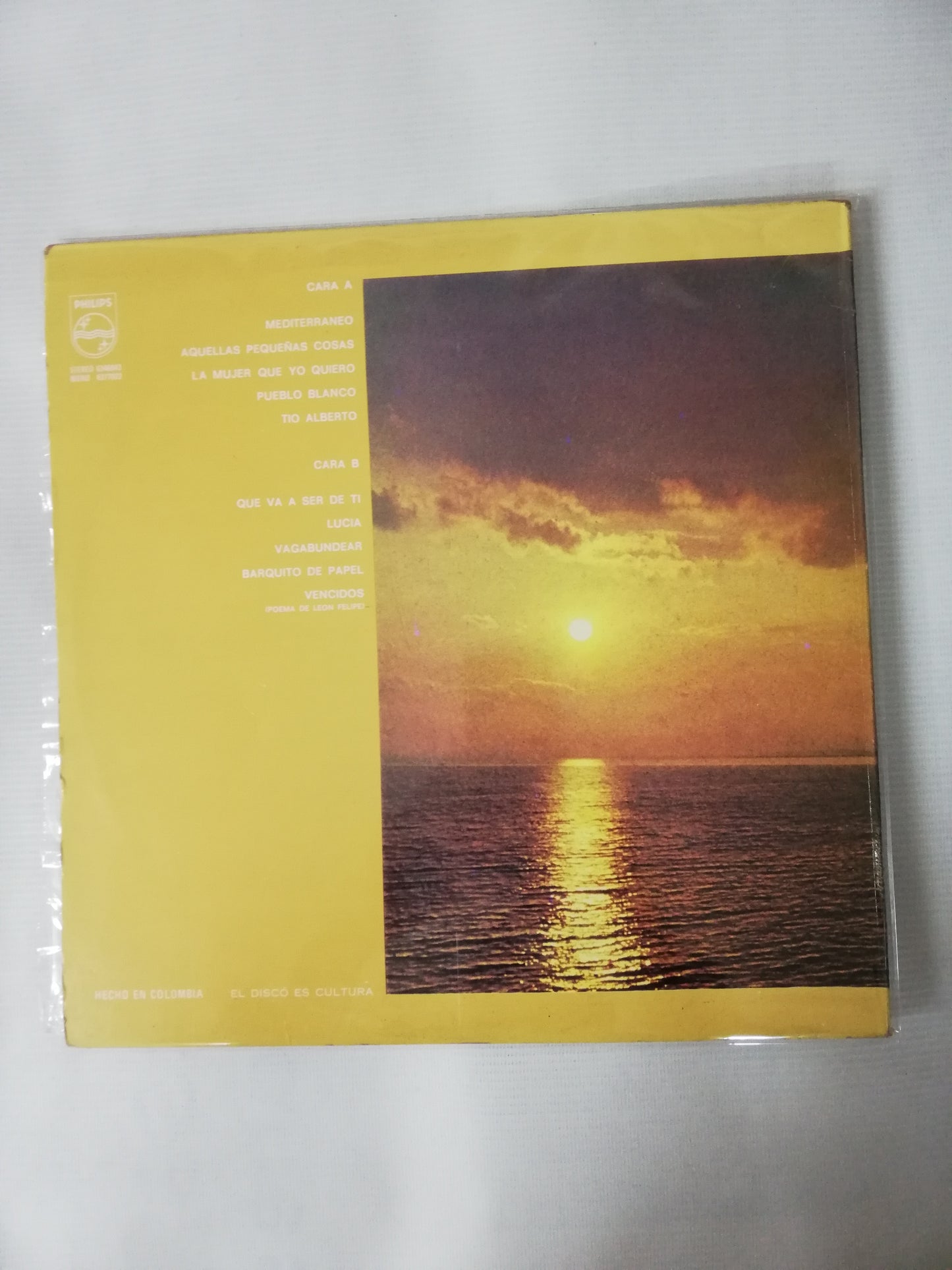 LP JOAN MANUEL SERRAT - MEDITERRANEO