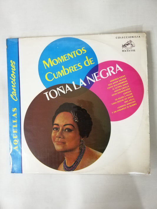 LP TOÑA LA NEGRA - MOMENTOS CUMBRES DE TOÑA LA NEGRA