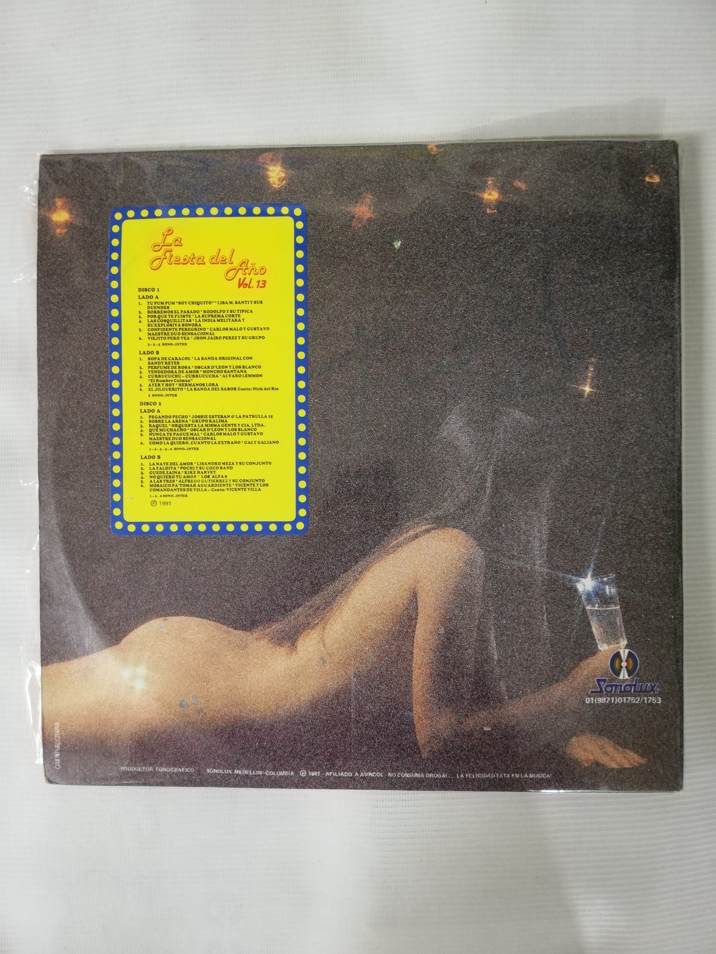 LP LA FIESTA DEL AÑO - LA FIESTA DEL AÑO VOL. 13 - VINYL X 2