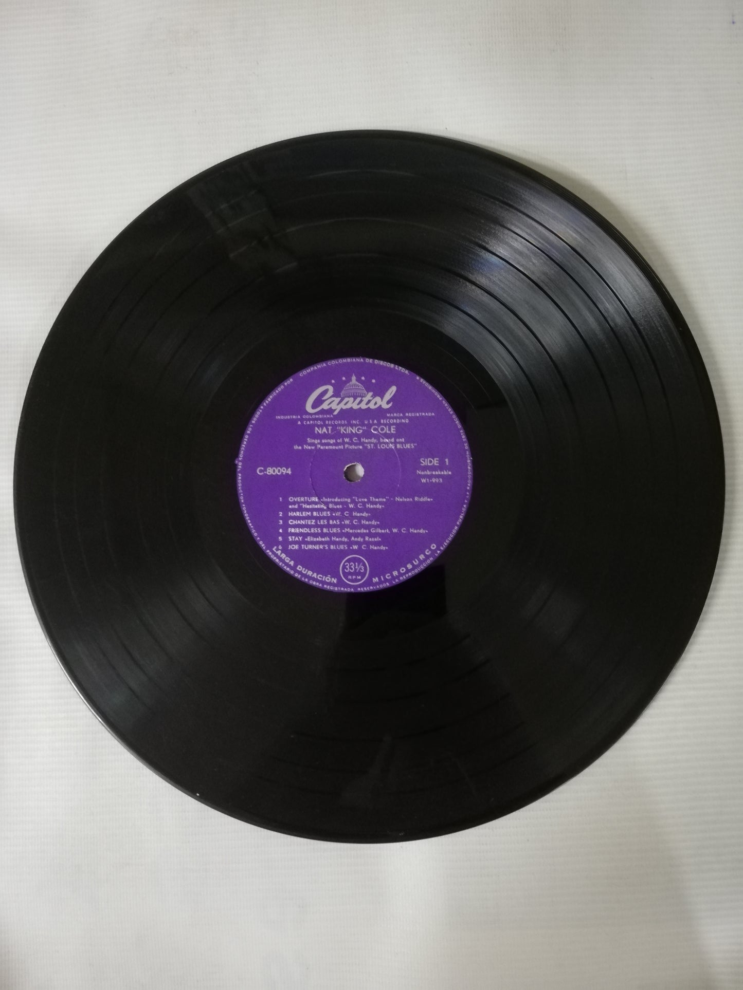 LP NAT KING COLE - ST. LOUIS BLUES