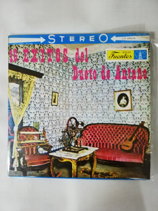 LP DUETO DE ANTAÑO - 16 EXITOS DEL DUETO DE ANTAÑO