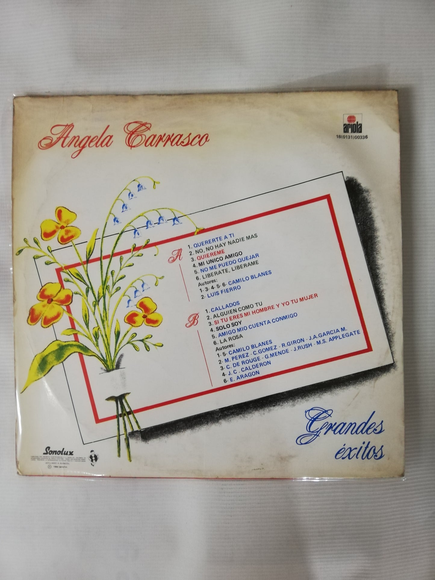 LP ANGELA CARRASCO - GRANDES EXITOS