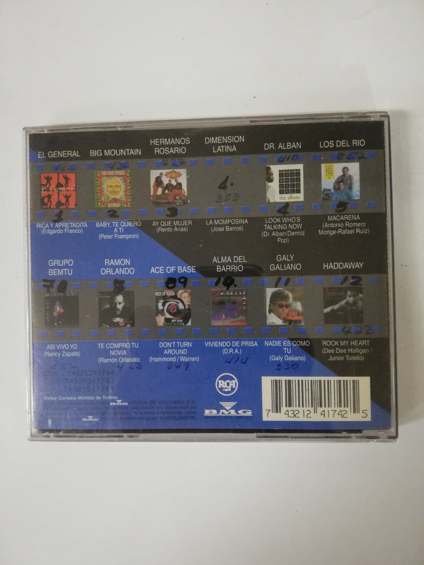 CD EL DISCO DE LOS MEJORES - EL DISCO DE LOS MEJORES VOL. 1