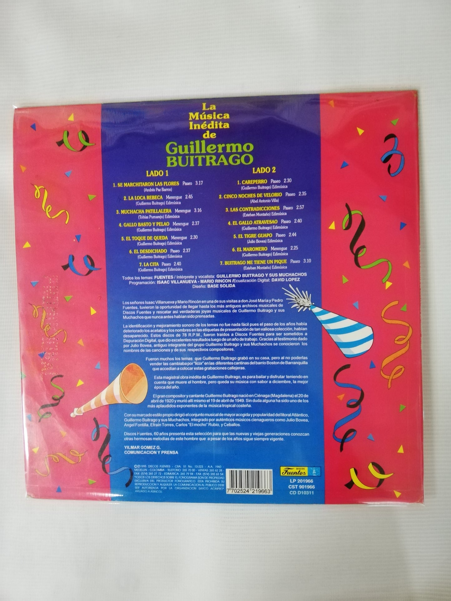 LP GUILLERMO BUITRAGO - INÉDITO