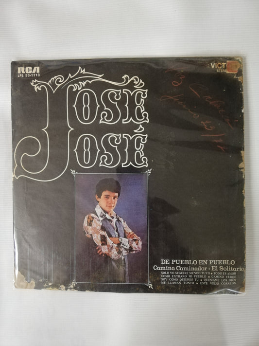 LP JOSÉ JOSÉ - DE PUEBLO EN PUEBLO