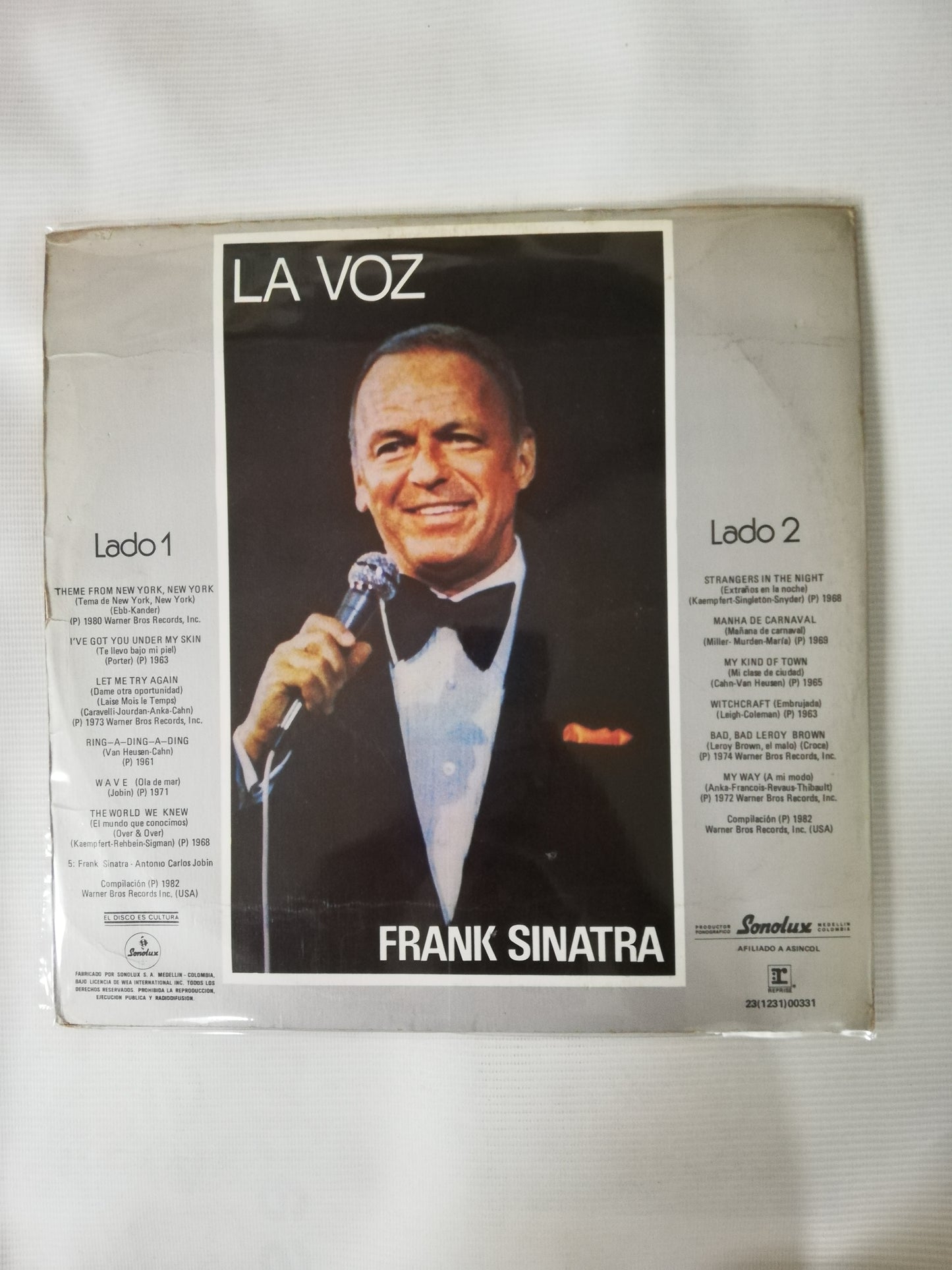 LP FRANK SINATRA - LA VOZ