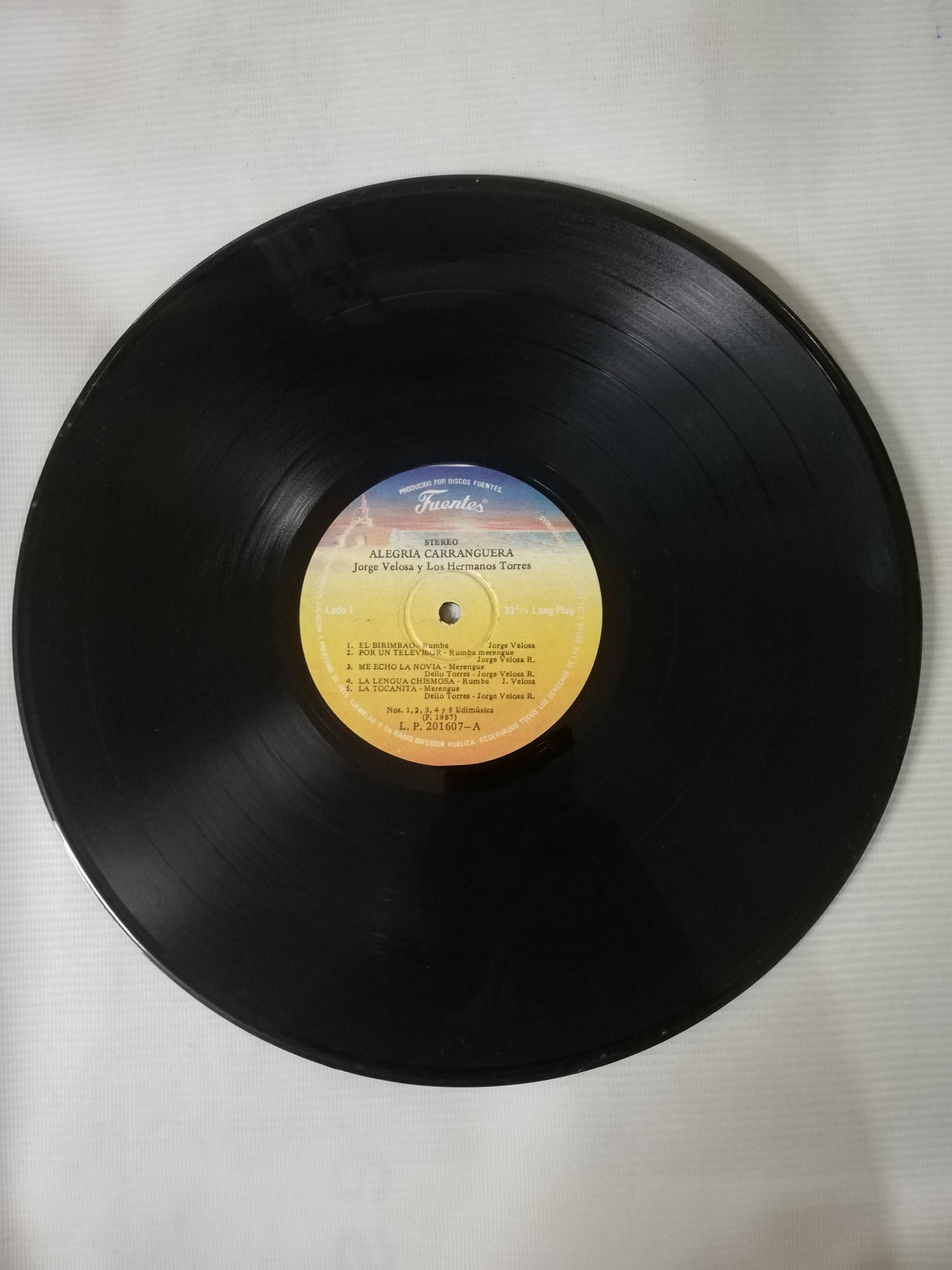 LP JORGE VELOSA Y LOS HERMANOS TORRES - ALEGRIA CARRANGUERA