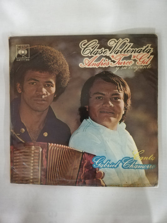 LP ANDRES "TURCO# GIL Y SU CONJUNTO - CLASE VALLENATA CANTA: GABRIEL CHAMORRO