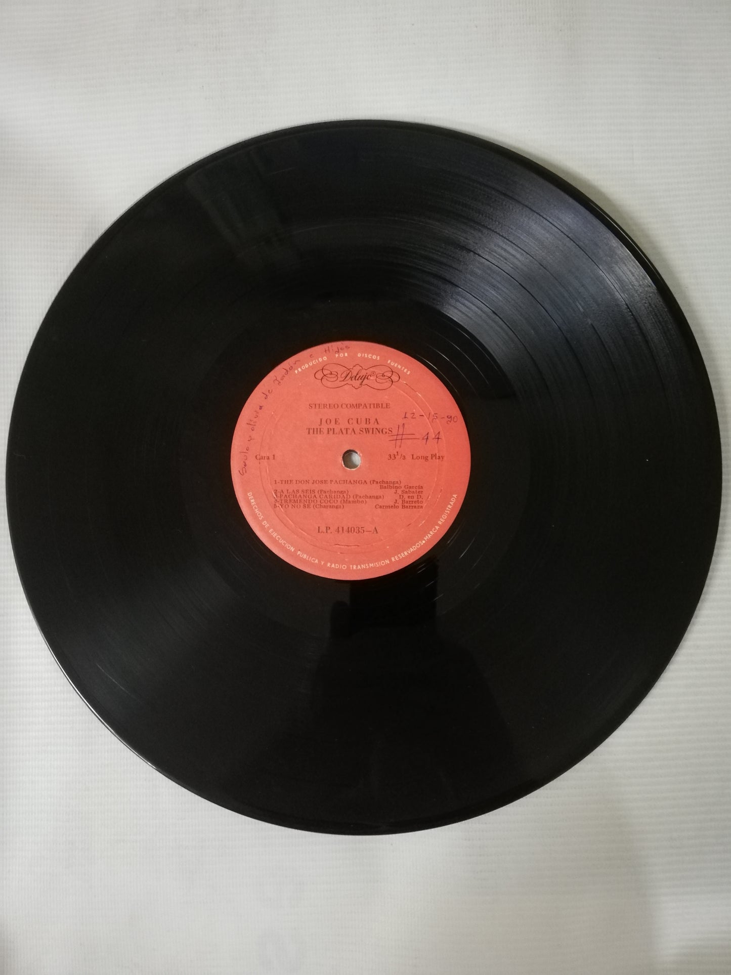 LP JOE CUBA - THE PLATA SWING