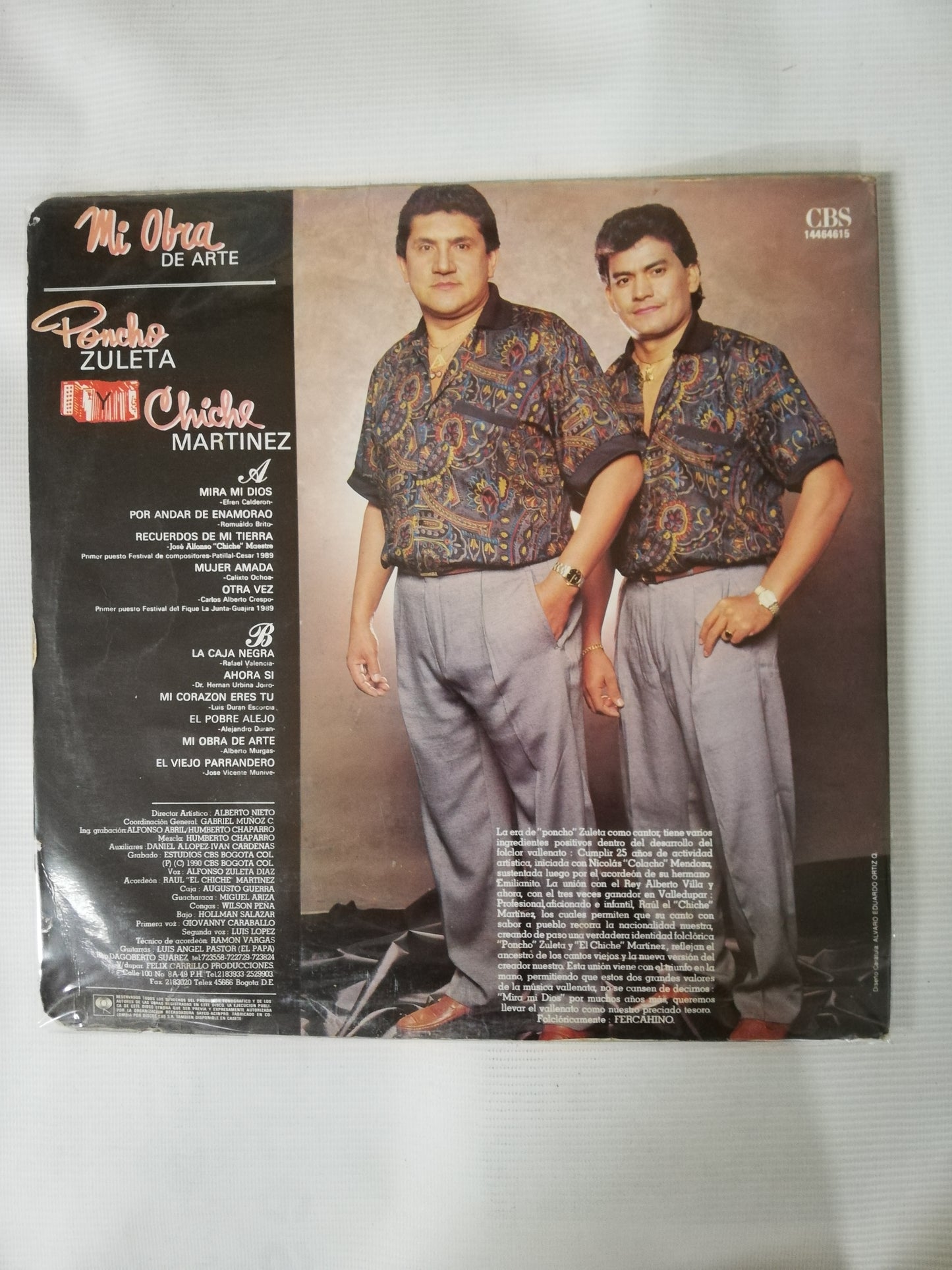 LP PONCHO ZULETA Y CHICHO MARTINEZ - MIRA MI DIOS
