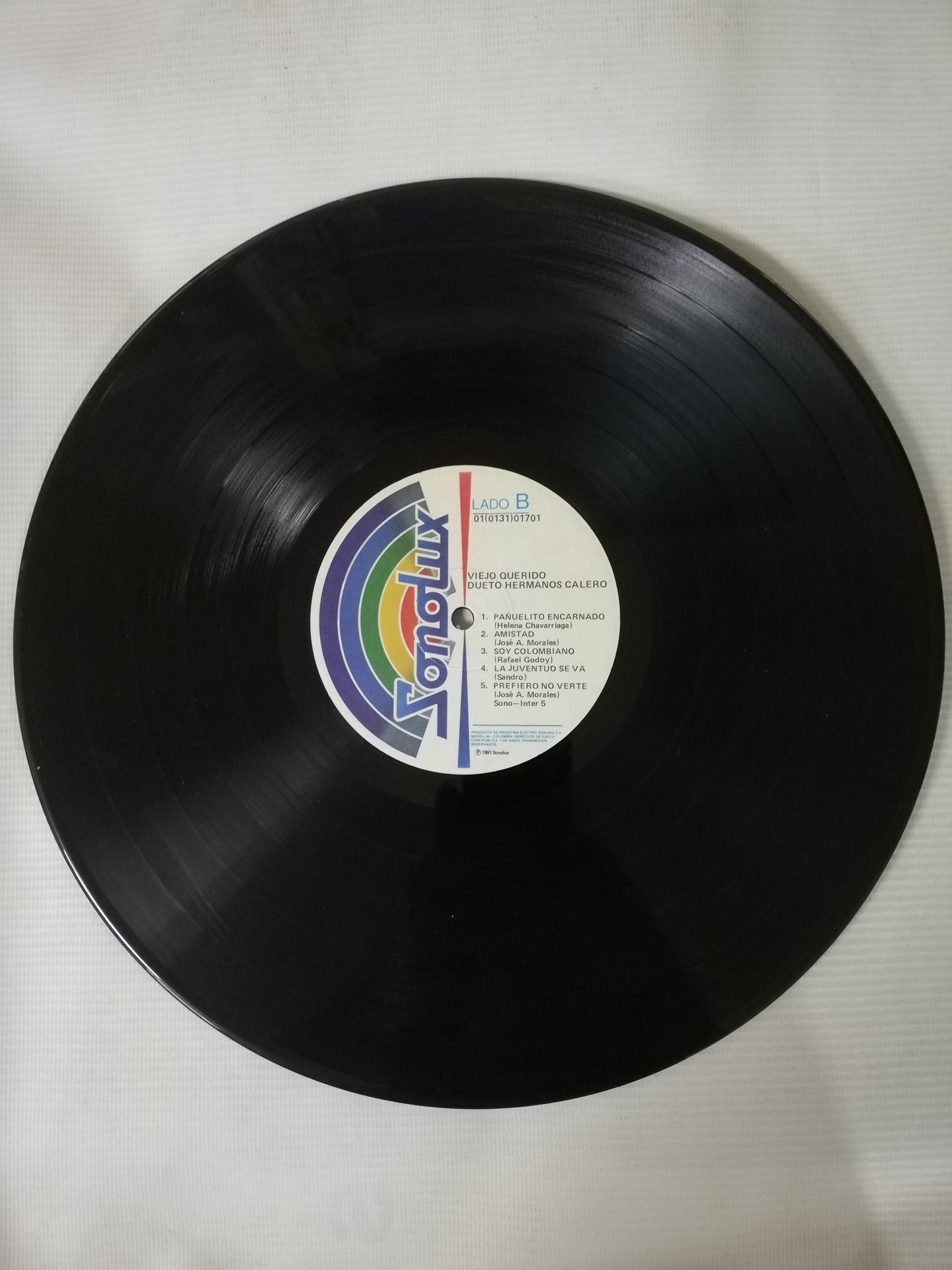 LP DUETO HERMANOS CALERO - VIEJO QUERIDO