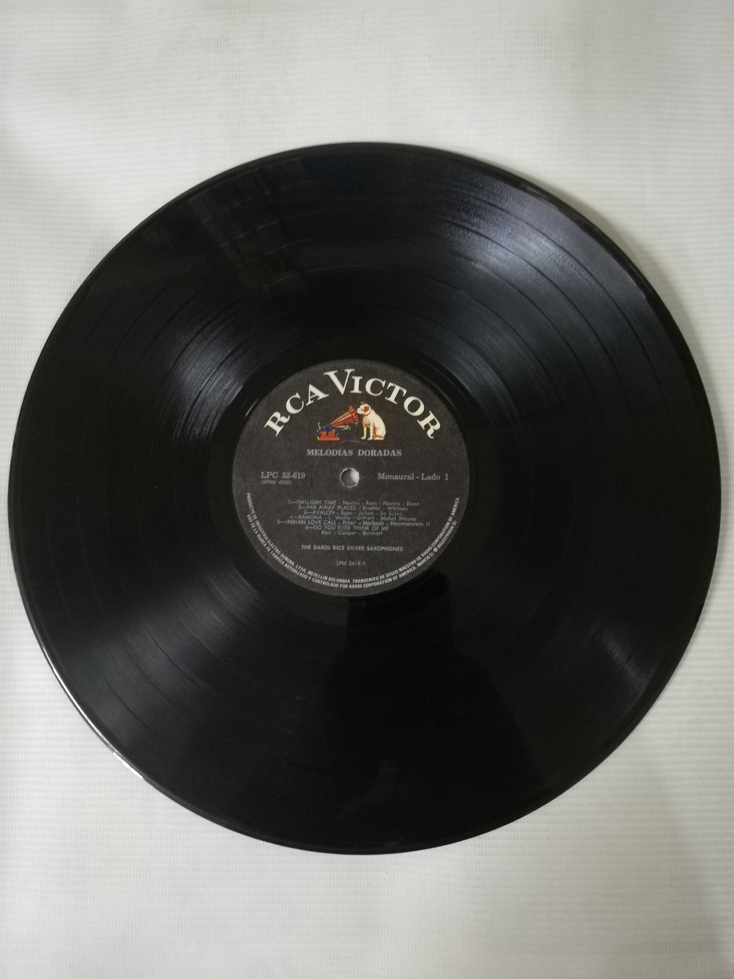 LP DAROL RICE SILVER SAXOFONES - LAS MELODIAS DORADAS