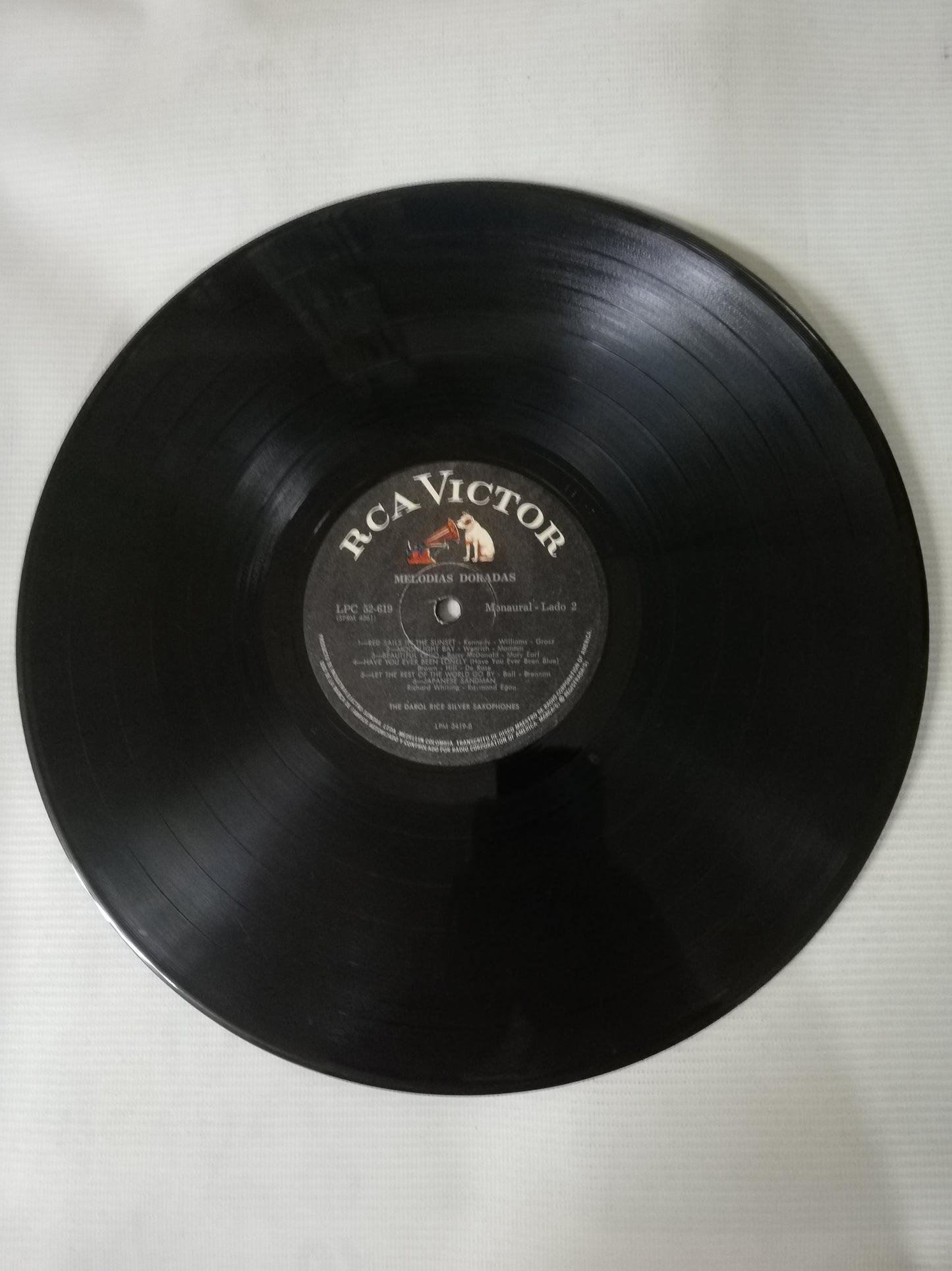 LP DAROL RICE SILVER SAXOFONES - LAS MELODIAS DORADAS