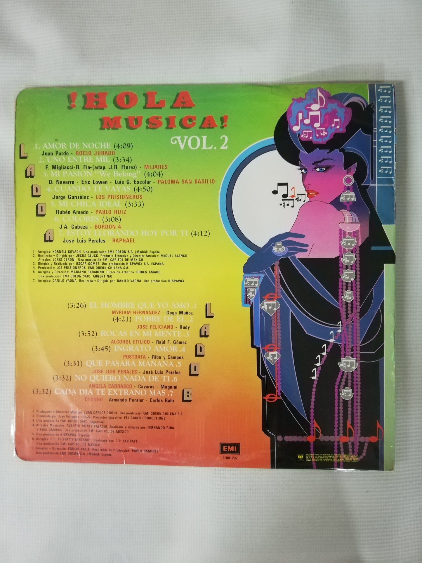 LP HOLA MÚSICA! - HOLA MÚSICA! VOL. 2