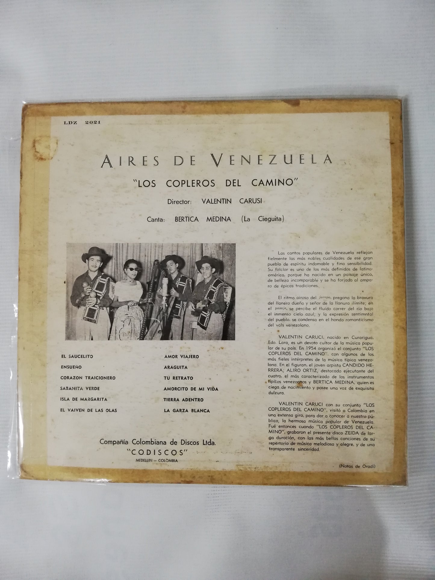 LP LOS COPLEROS DEL CAMINO - AIRES DE VENEZUELA