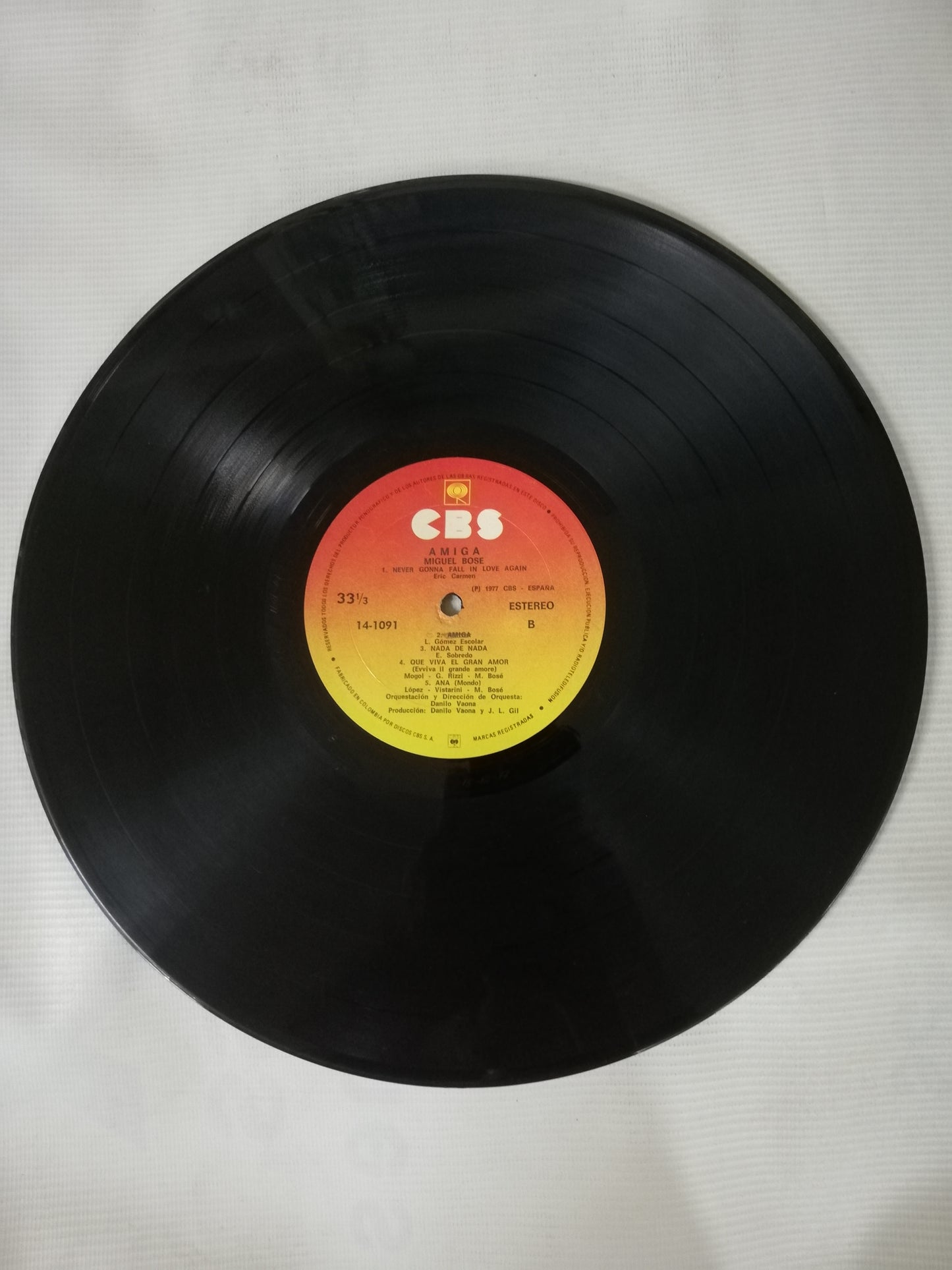 LP MIGUEL BOSÉ - AMIGA