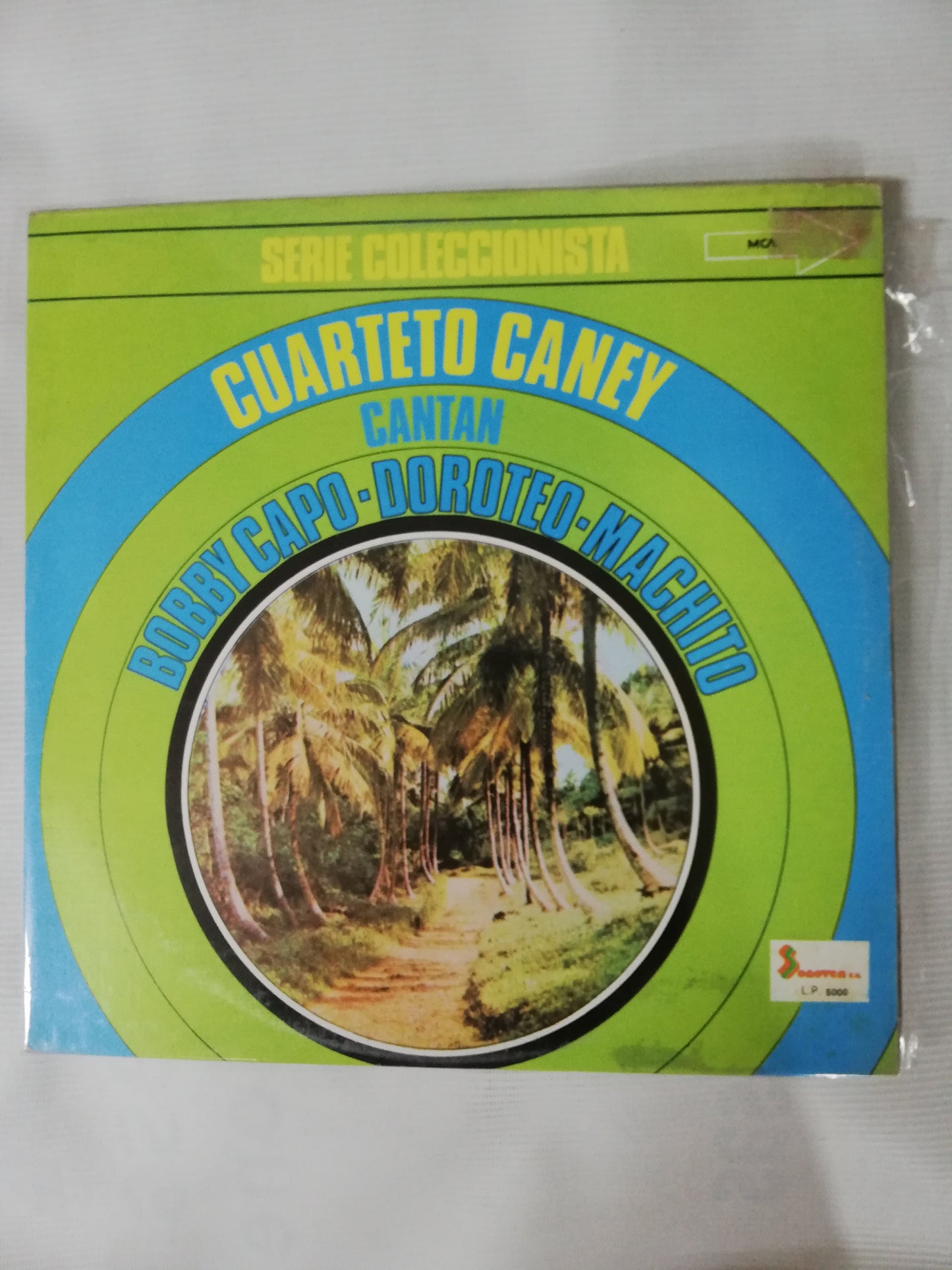 LP CUARTETO CANEY - CUARTETO CANEY CANTAN: BOBBY CAPO, DOROTEO, MACHITO