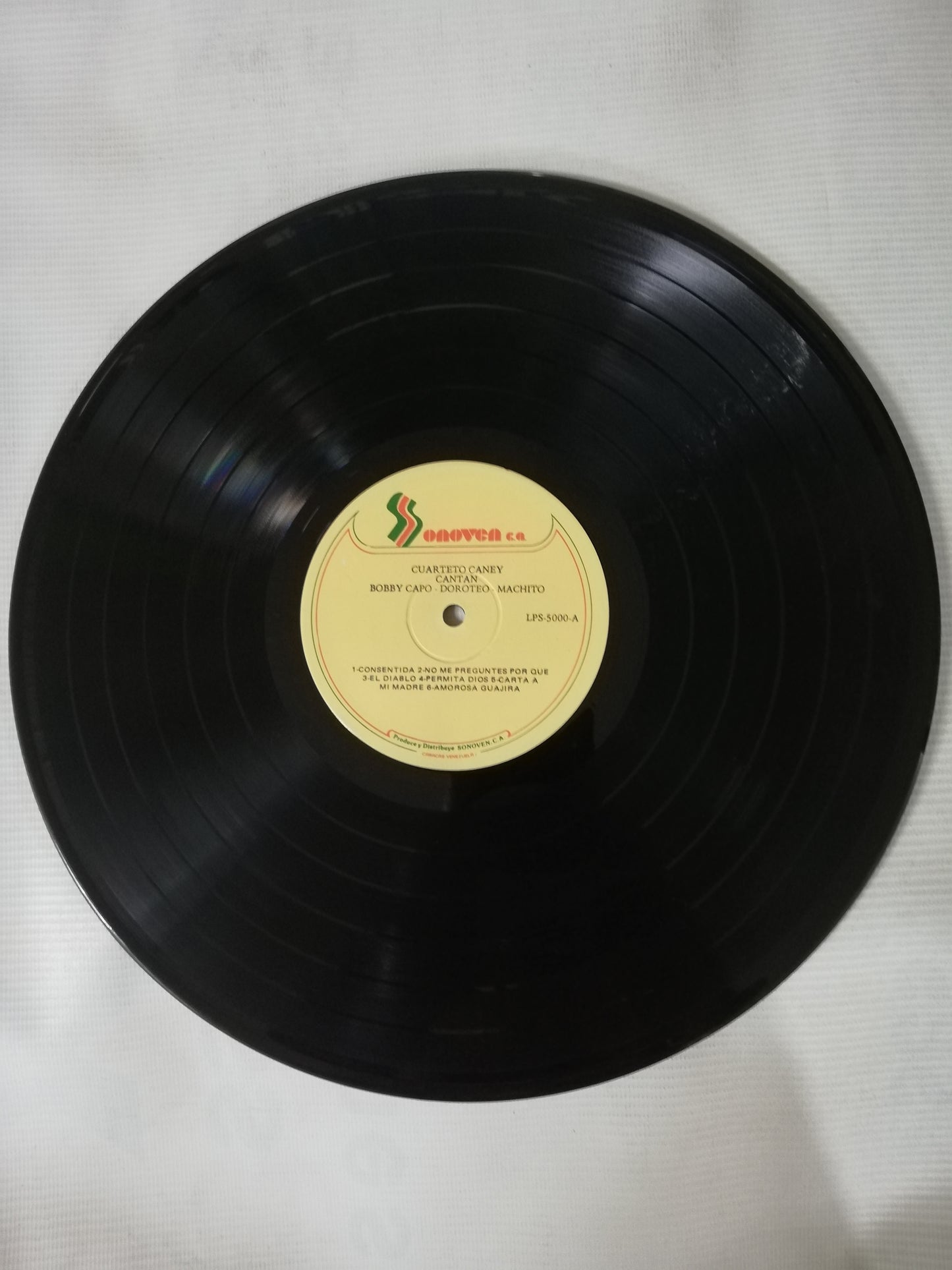 LP CUARTETO CANEY - CUARTETO CANEY CANTAN: BOBBY CAPO, DOROTEO, MACHITO