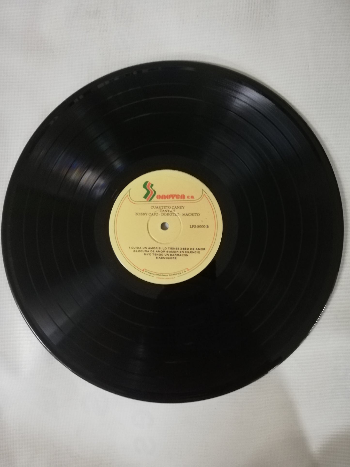 LP CUARTETO CANEY - CUARTETO CANEY CANTAN: BOBBY CAPO, DOROTEO, MACHITO
