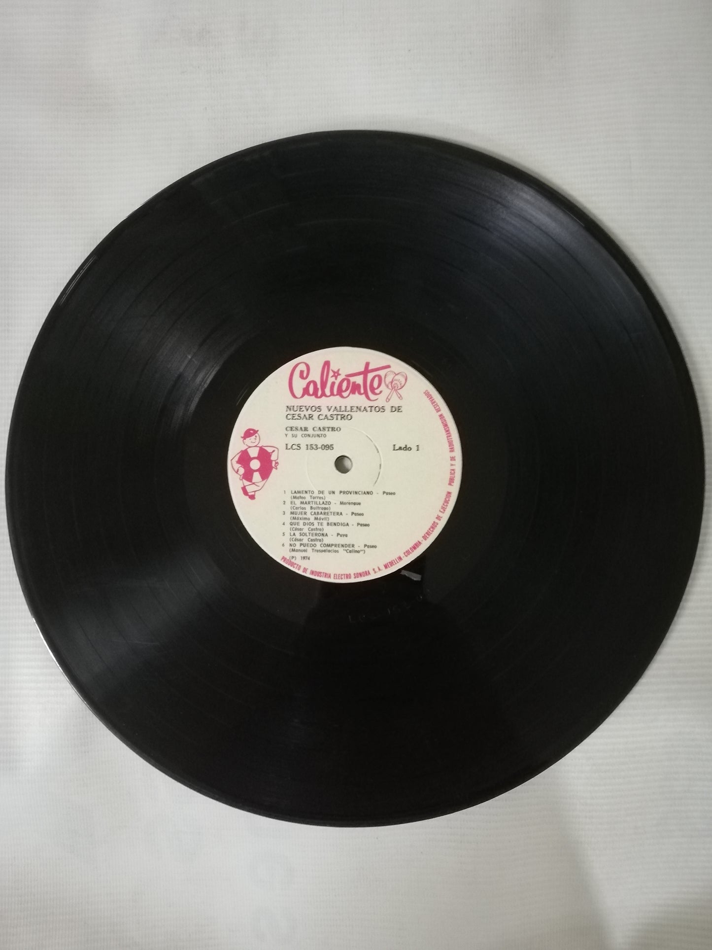 LP CESAR CASTRO - NUEVOS VALLENATOS DE CESAR CASTRO