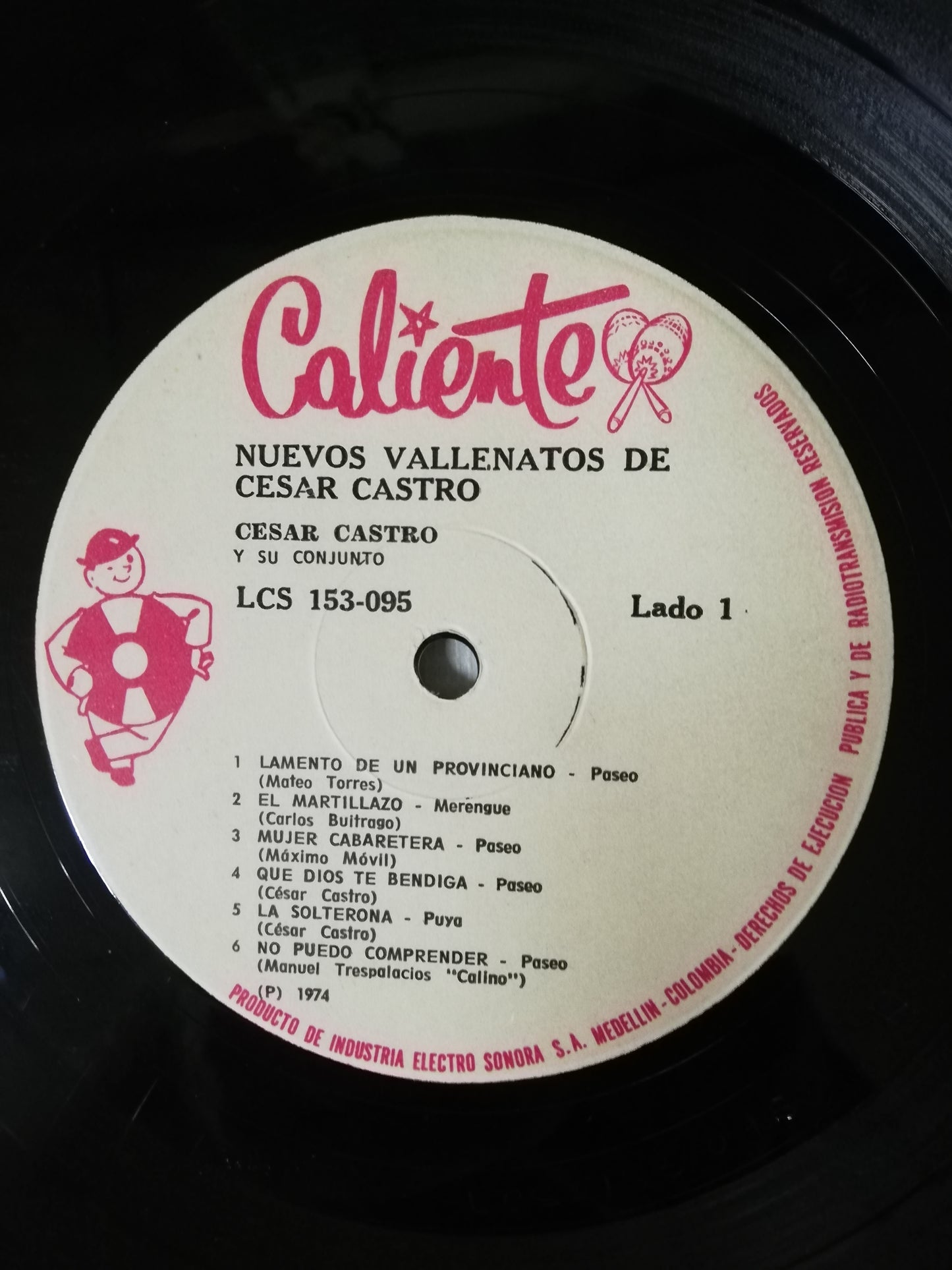 LP CESAR CASTRO - NUEVOS VALLENATOS DE CESAR CASTRO