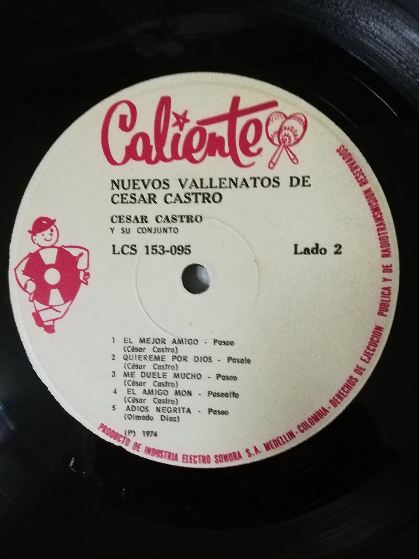 LP CESAR CASTRO - NUEVOS VALLENATOS DE CESAR CASTRO