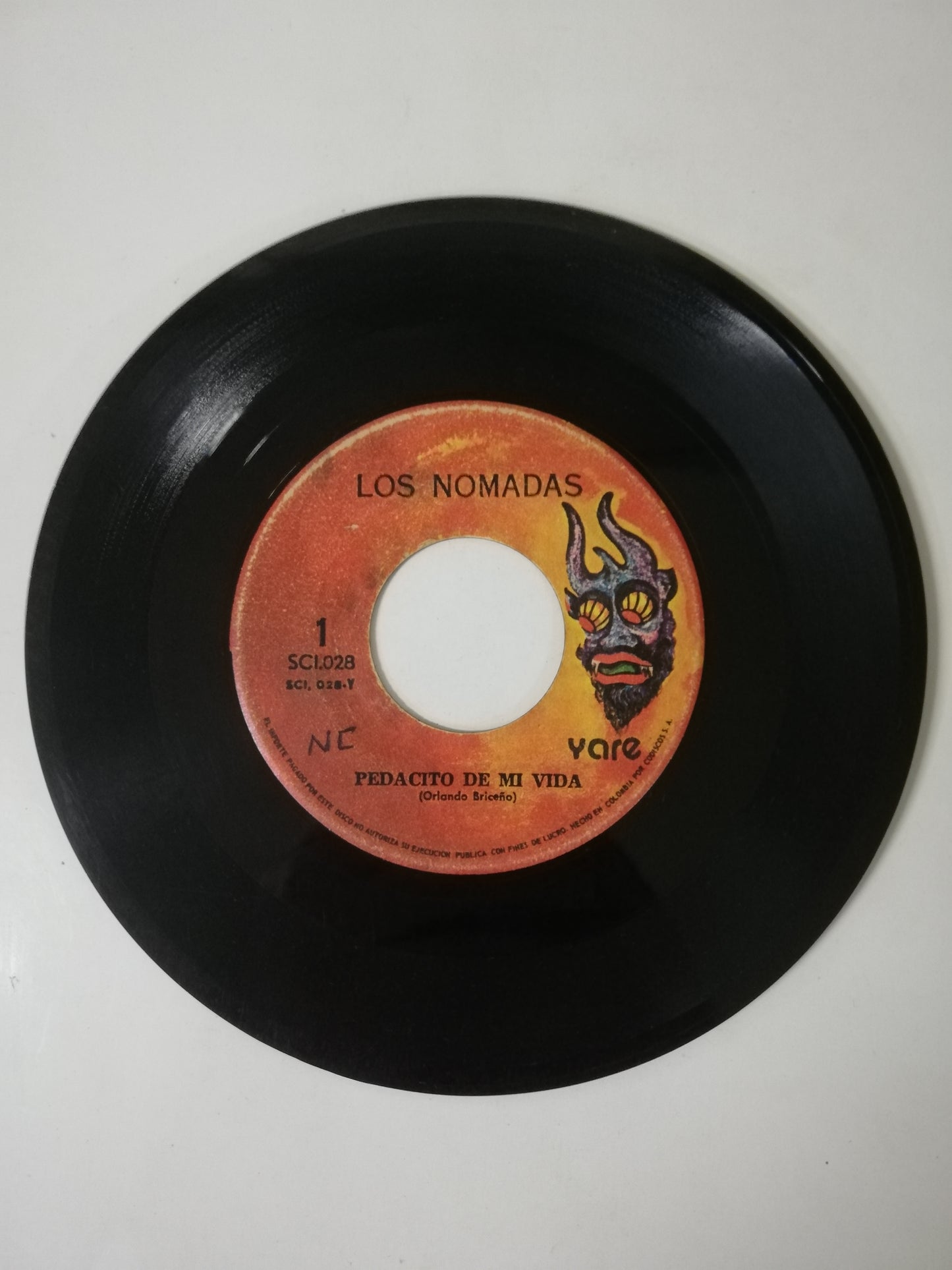 VINILO LOS NOMADAS - PEDACITO DE MI VIDA / TE BUSCARE