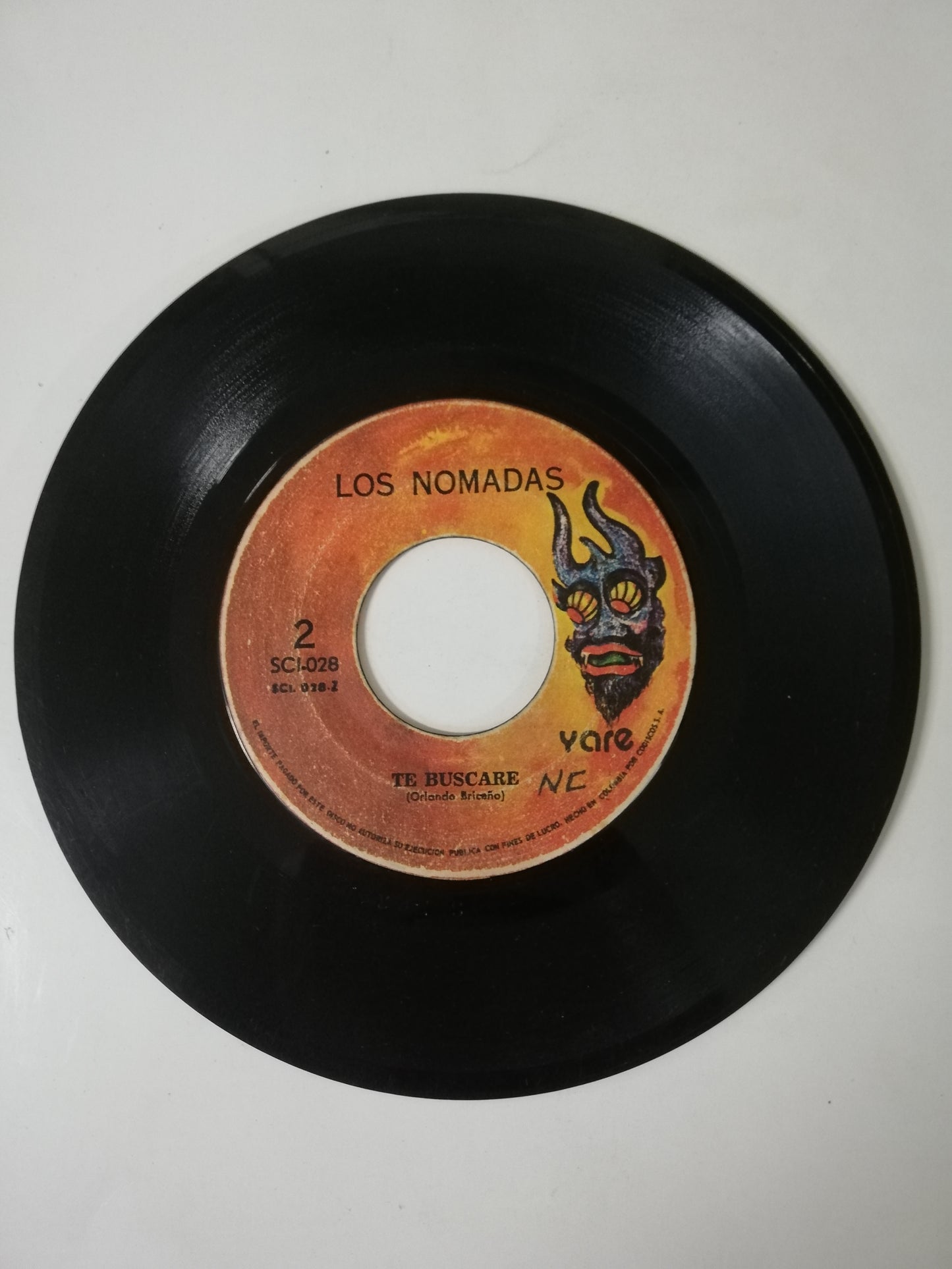 VINILO LOS NOMADAS - PEDACITO DE MI VIDA / TE BUSCARE