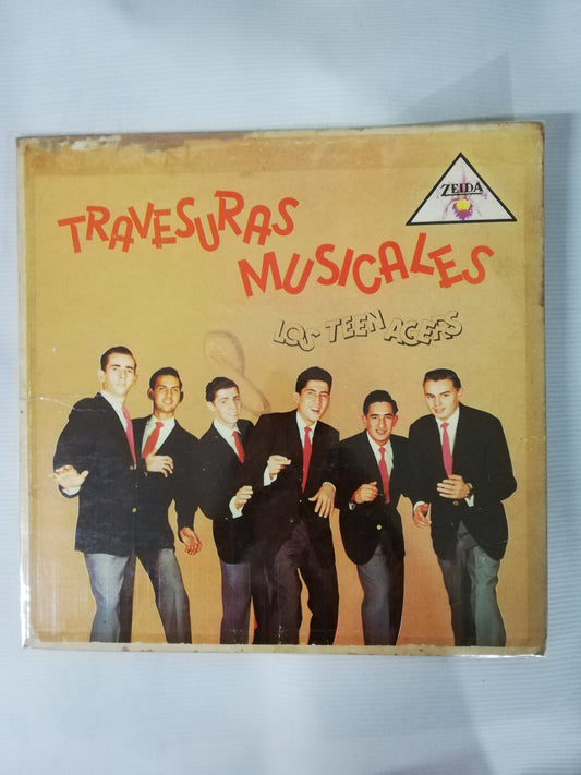 LP LOS TEEN AGERS - TRAVESURAS MUSICALES