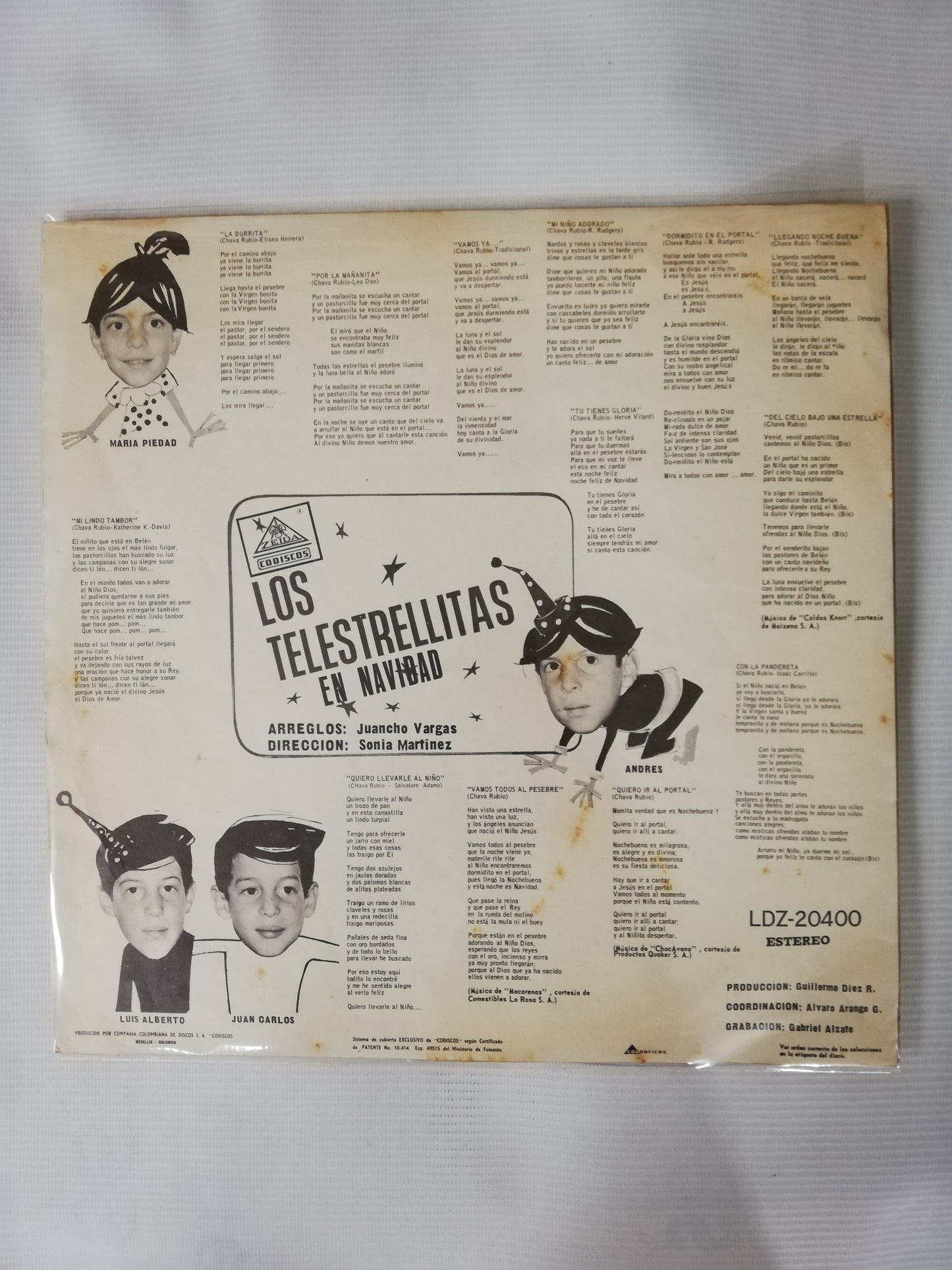 LP LOS TELESTRELLITAS - LOS TELESTRELLITAS EN NAVIDAD