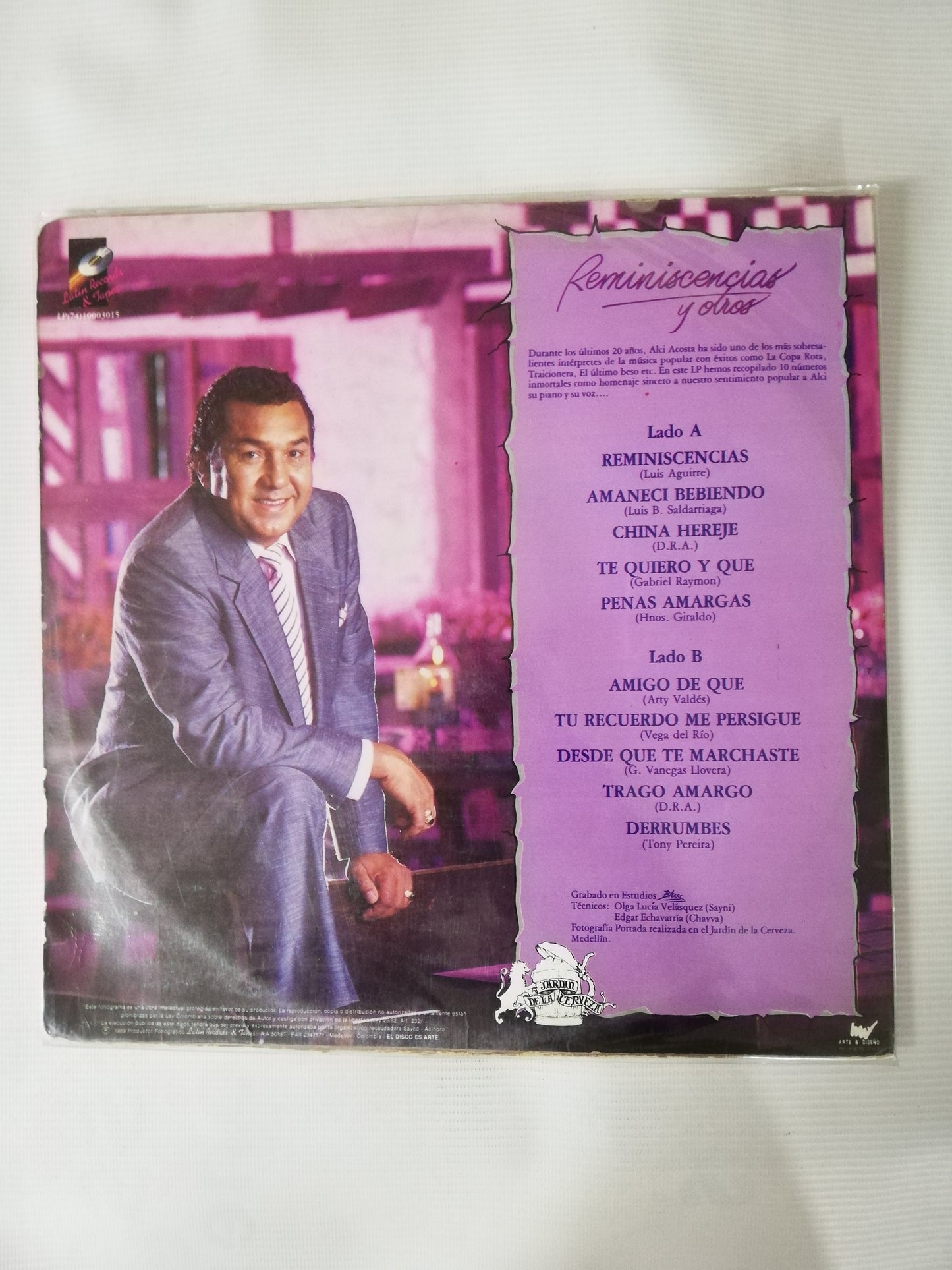 LP ALCI ACOSTA SU PIANO Y SU VOZ - REMINISCENCIAS Y OTROS