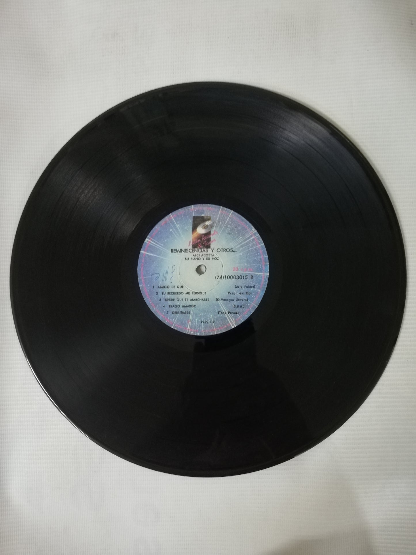 LP ALCI ACOSTA SU PIANO Y SU VOZ - REMINISCENCIAS Y OTROS