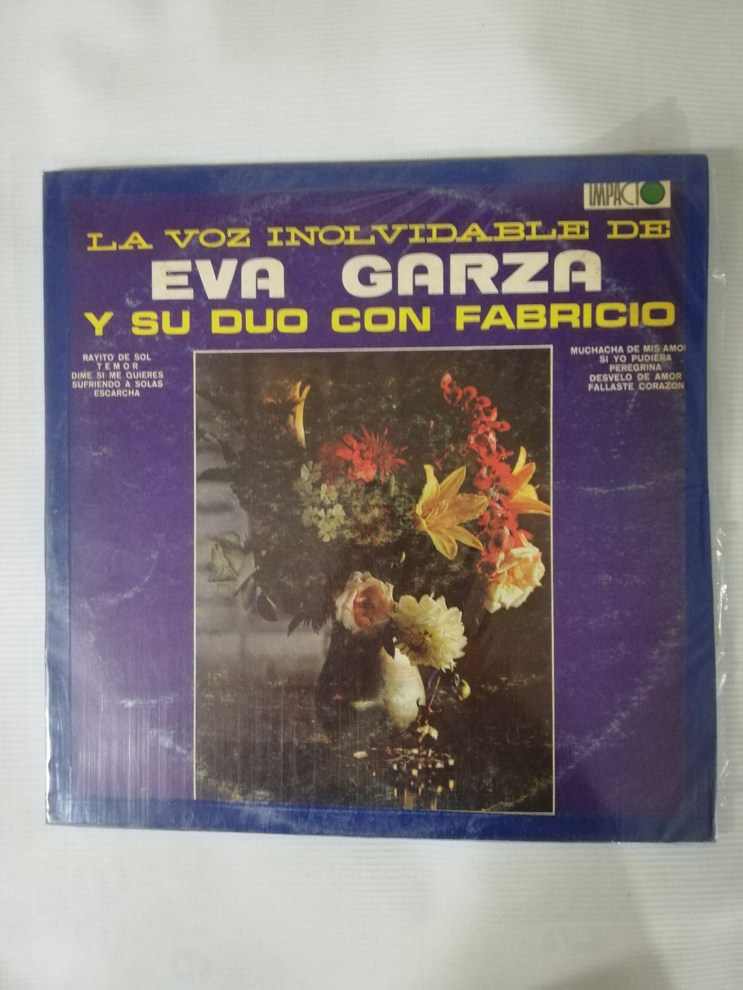 LP EVA GARZA CON FABRICIO - LA VOZ INOLVIDABLE DE EVA GARZA Y SU DUO CON FABRICIO