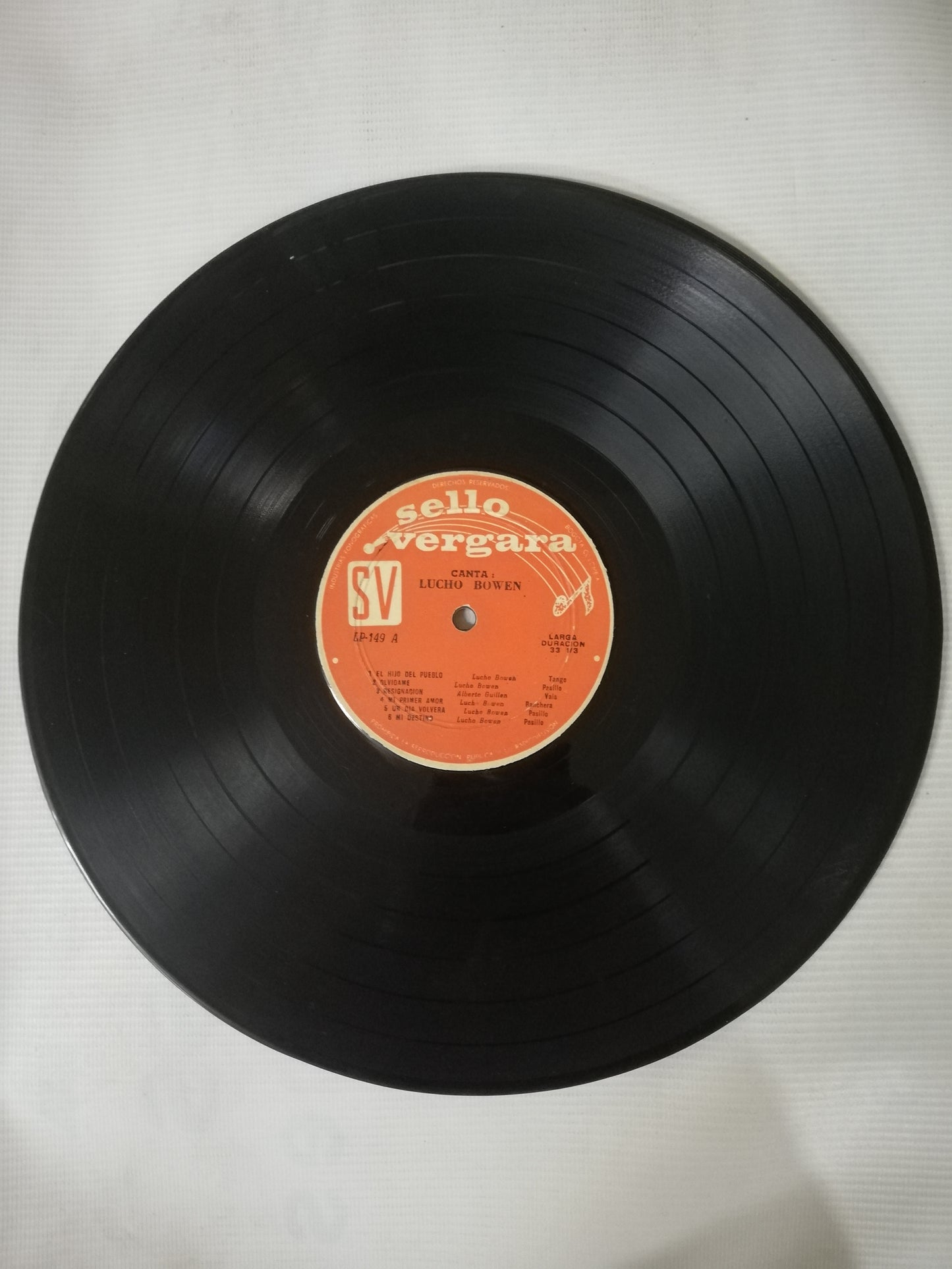 LP LUCHO BOWEN - CANTA