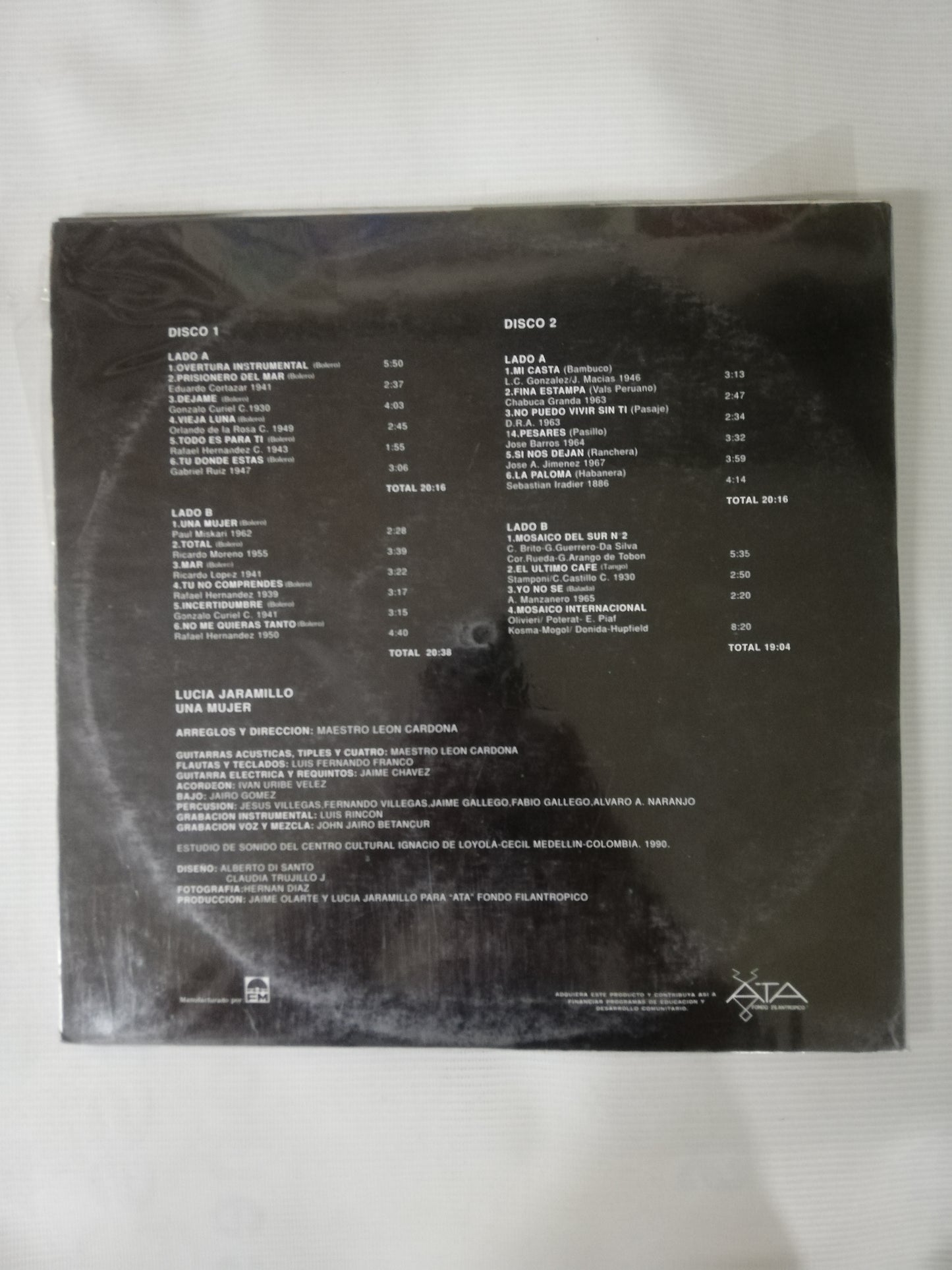 LP LUCIA JARAMILLO - UNA MUJER - VINYL X 2