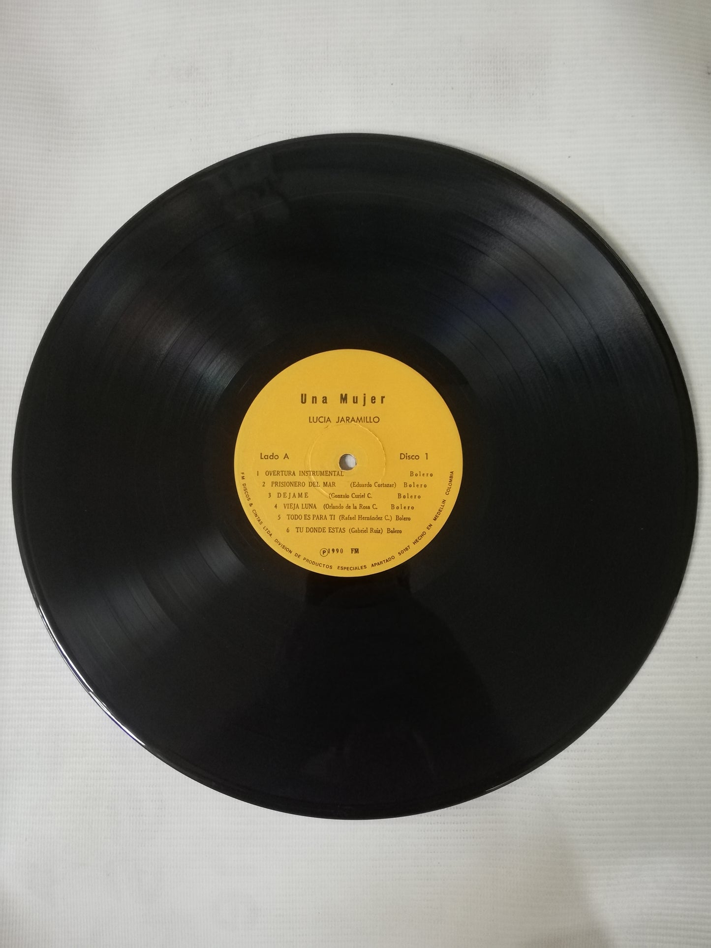 LP LUCIA JARAMILLO - UNA MUJER - VINYL X 2