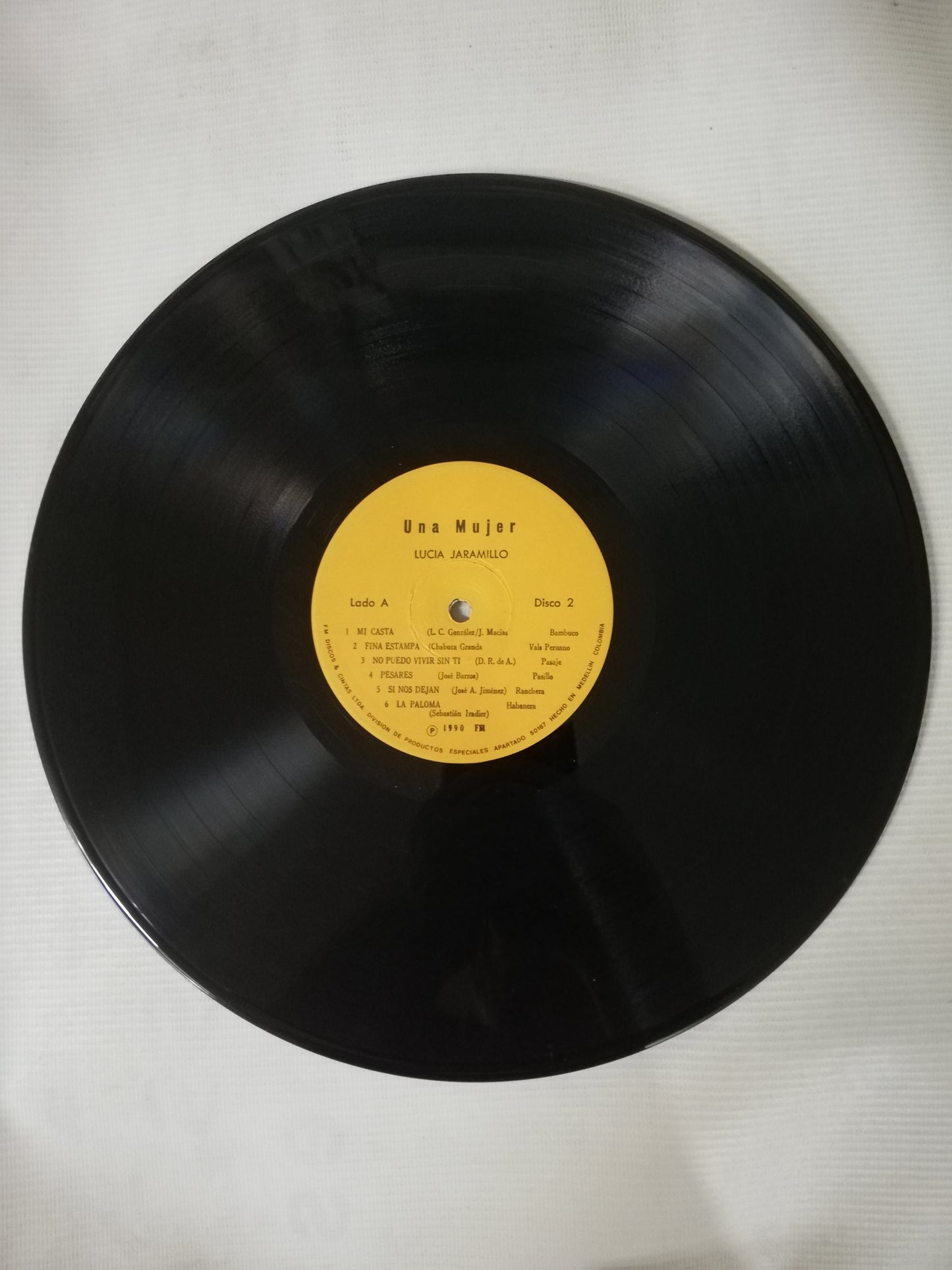 LP LUCIA JARAMILLO - UNA MUJER - VINYL X 2