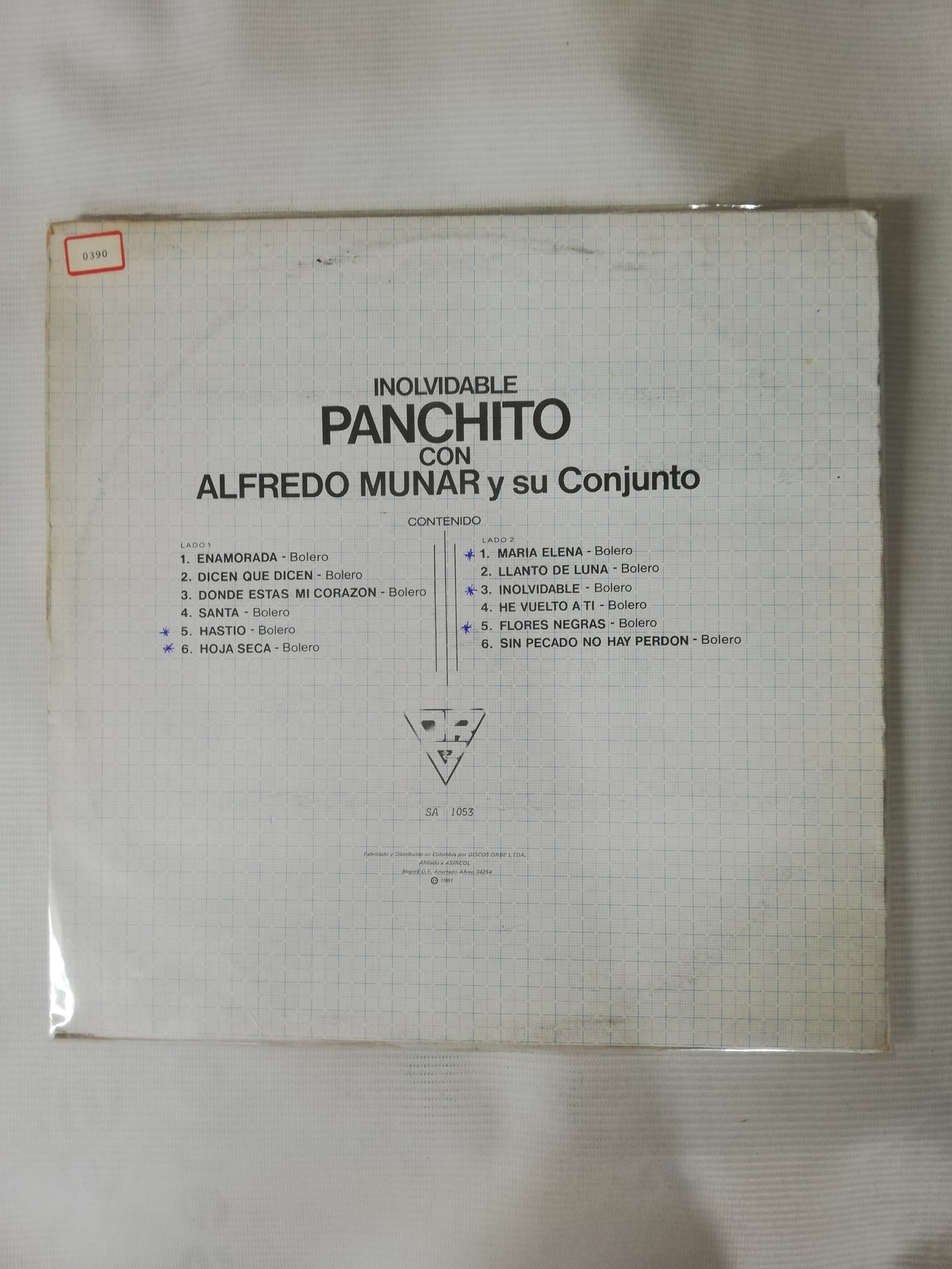 LP PANCHITO - INOLVIDABLE