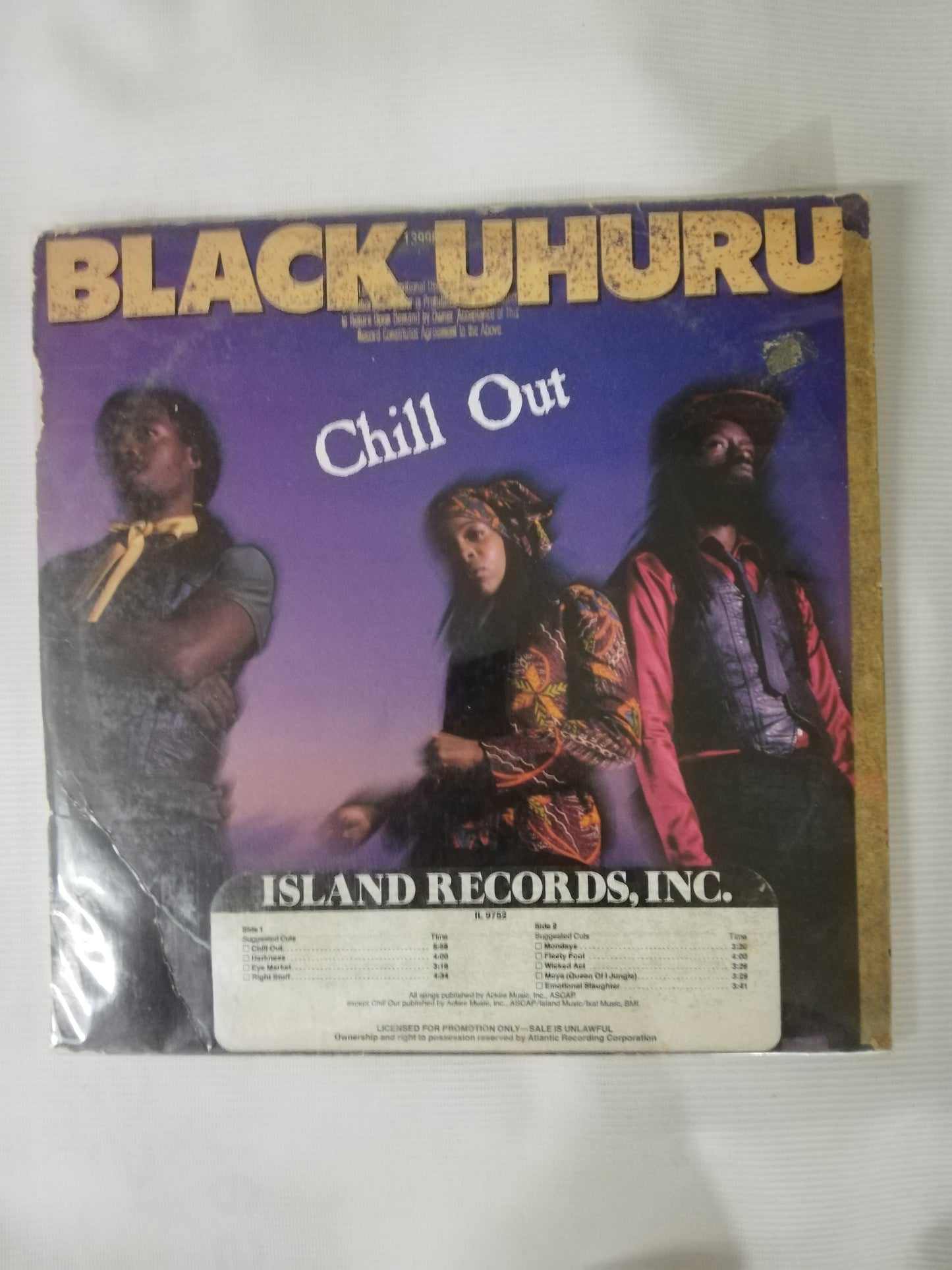 LP BLACK UHURU - CHILL OUT