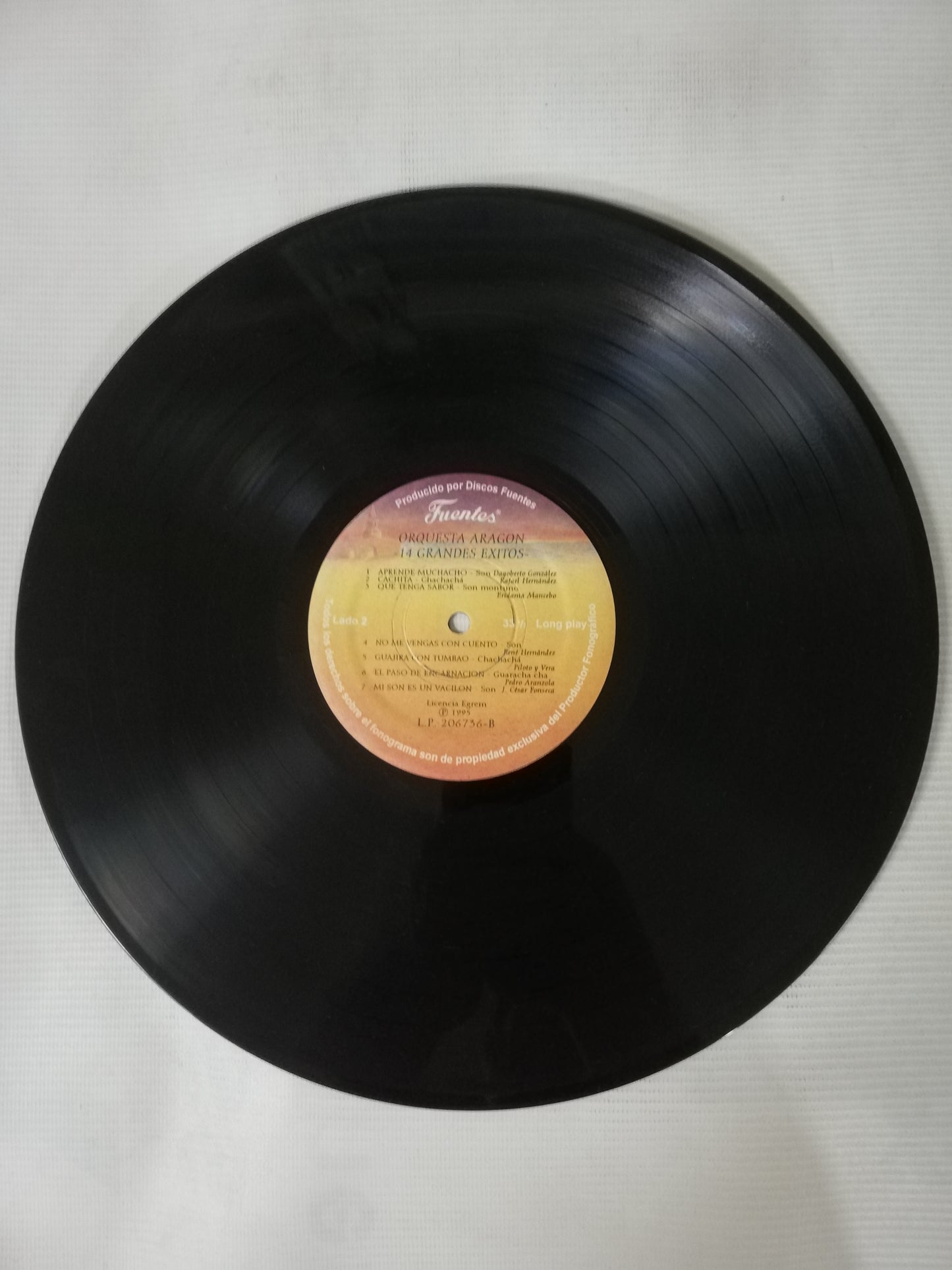LP ORQUESTA ARAGON - 14 EXITOS