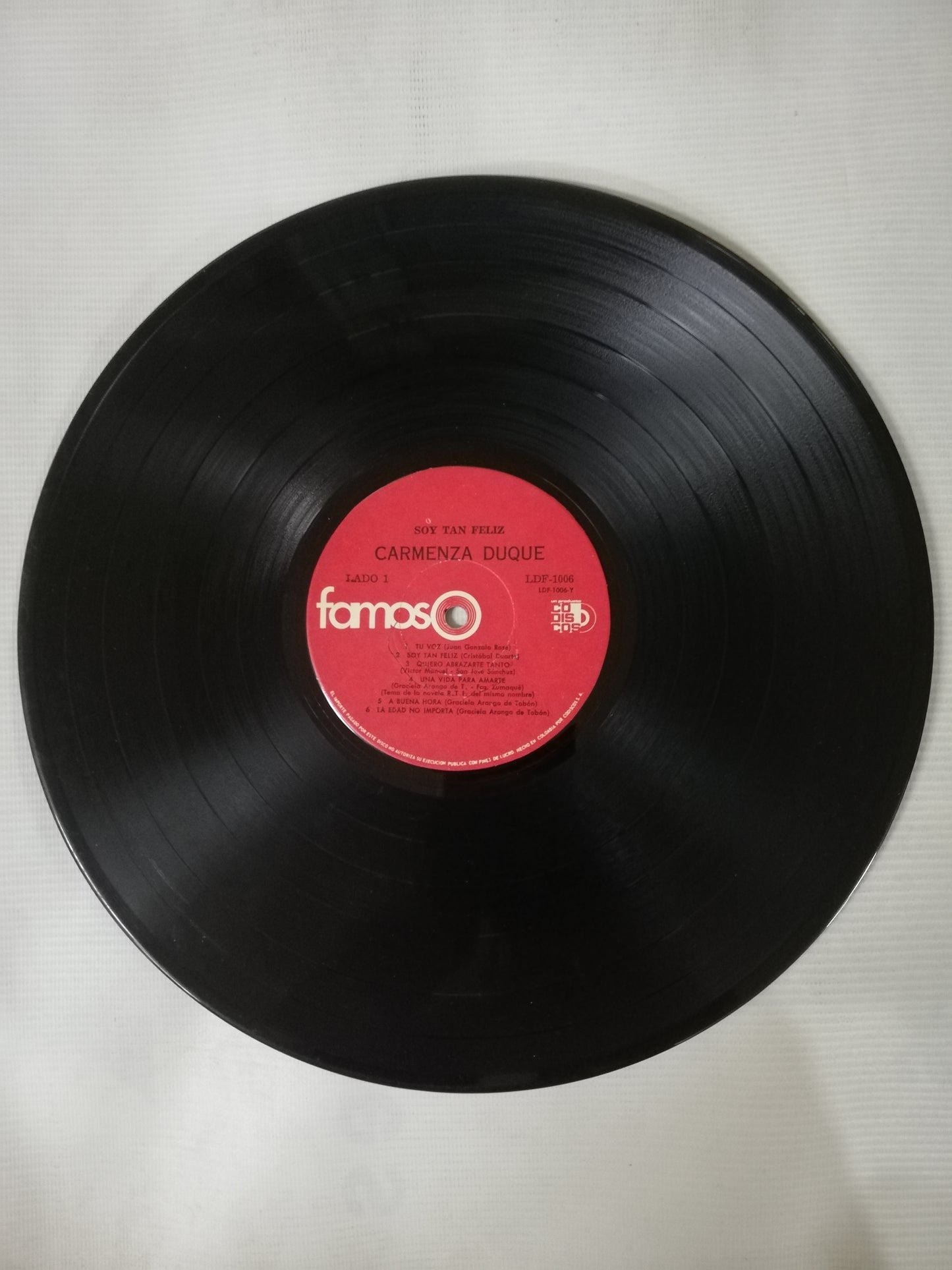 LP CARMENZA DUQUE - SOY TAN FELIZ