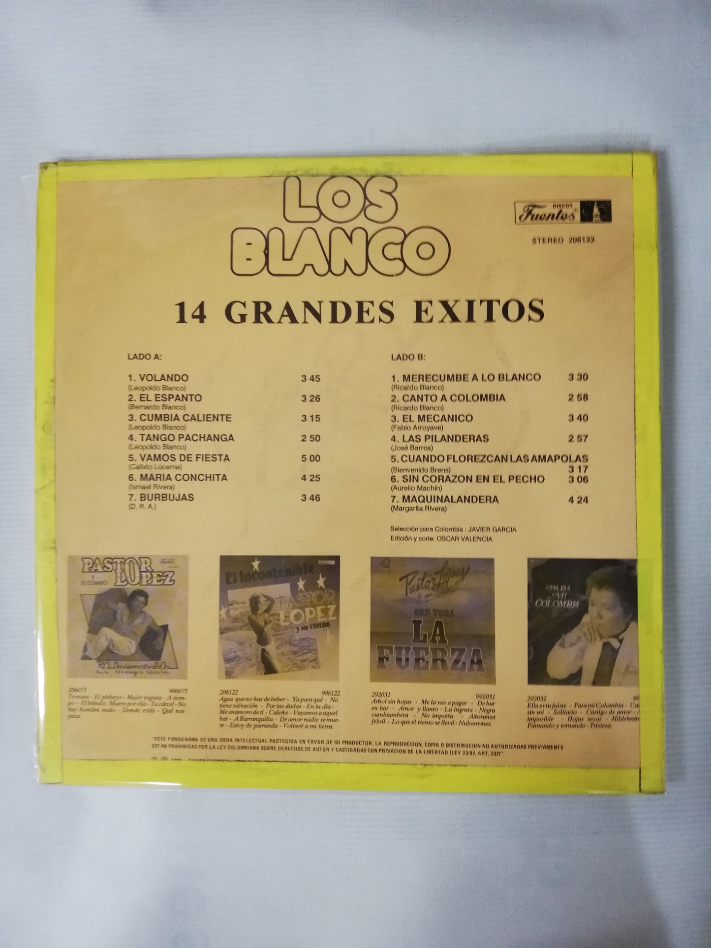 LP LOS BLANCO - ...FIESTA CALIENTE! 14 GRANDES EXITOS